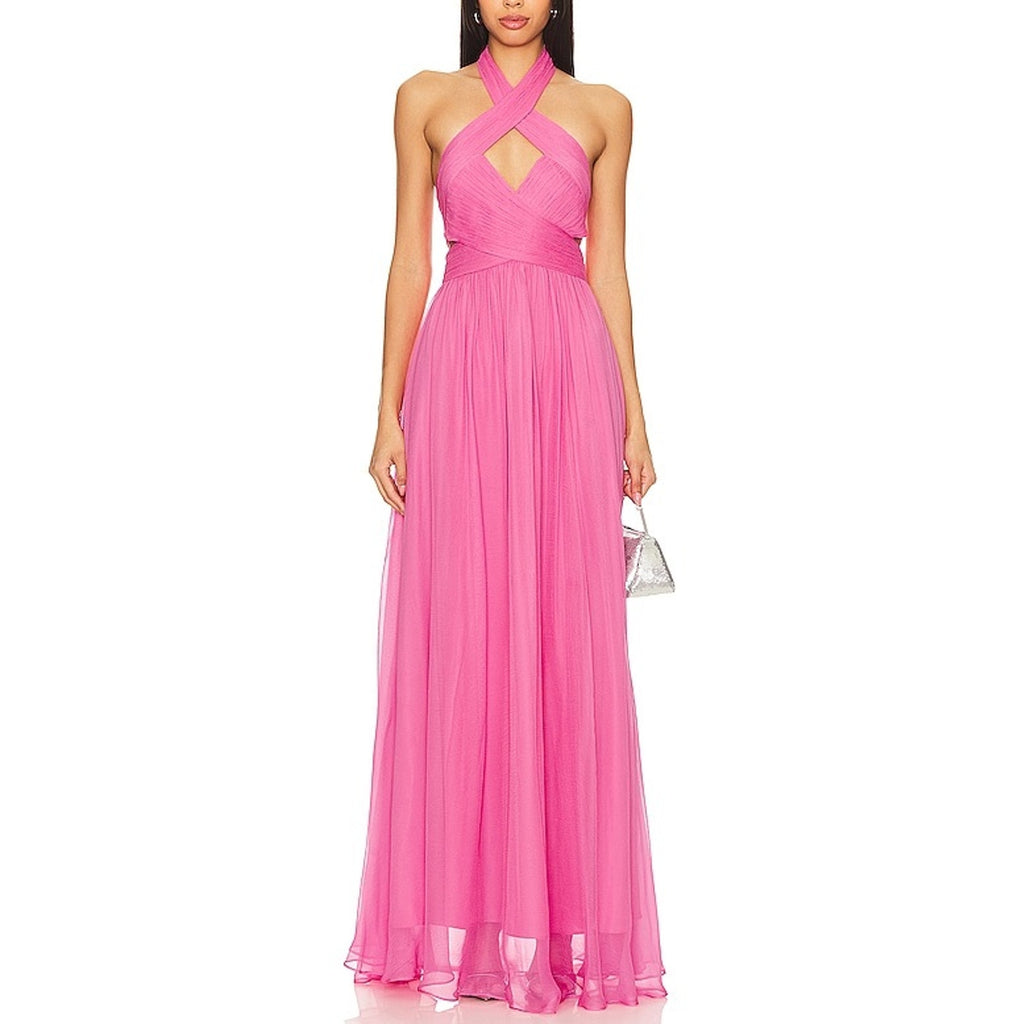 Amur 'Paula' Pink Viscose Gown Size 2 - NWT