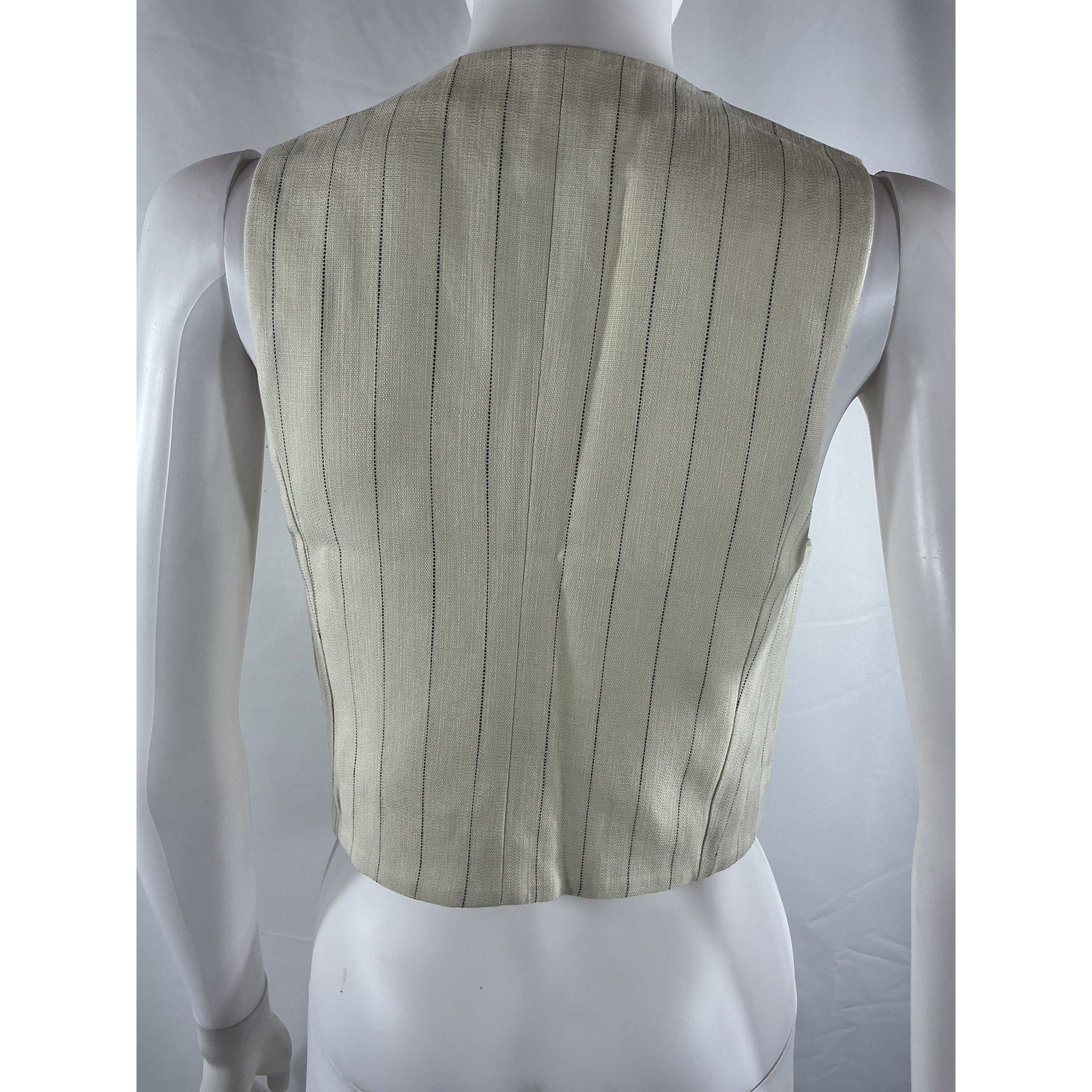Ba&Sh 'Gilet' White Viscose Erita Vest Size 1 / S