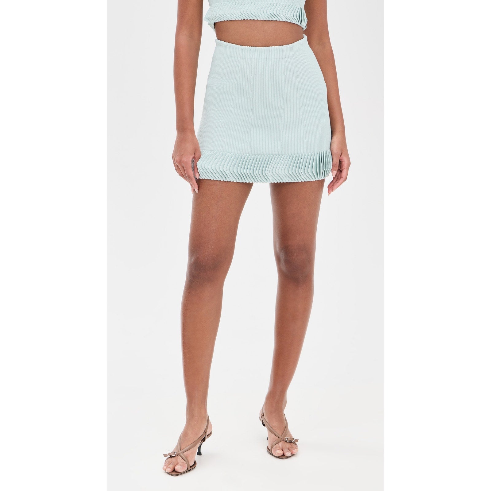 Alexis 'Ashe' Blue Viscose Skirt Size L