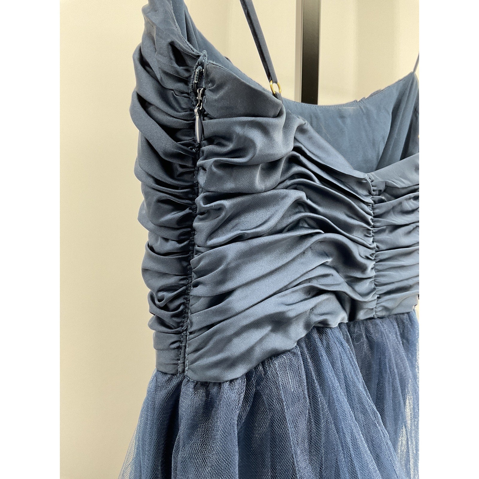 Hutch 'Toni' Blue Polyester Gown Size 2 - NWT