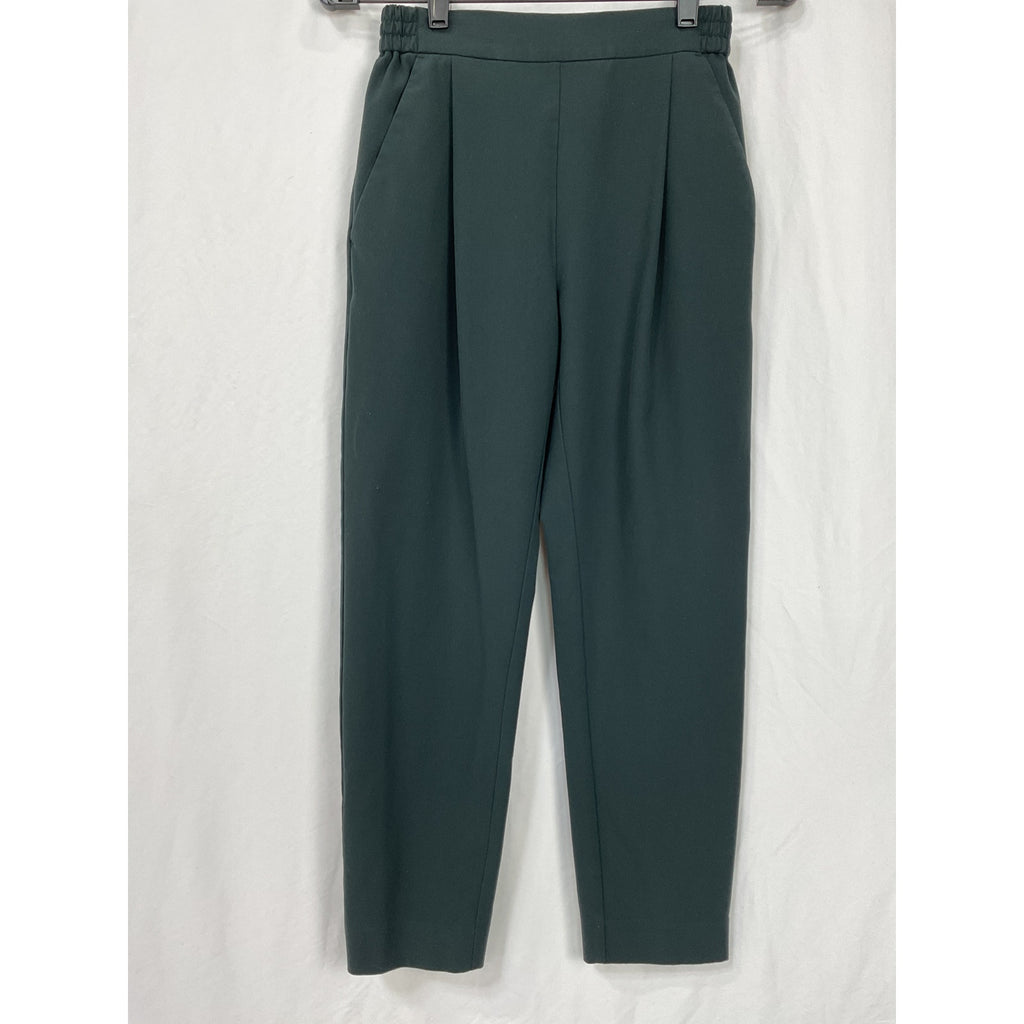 Allsaints 'Aleida' Green Polyester Tri Trouser Size 0