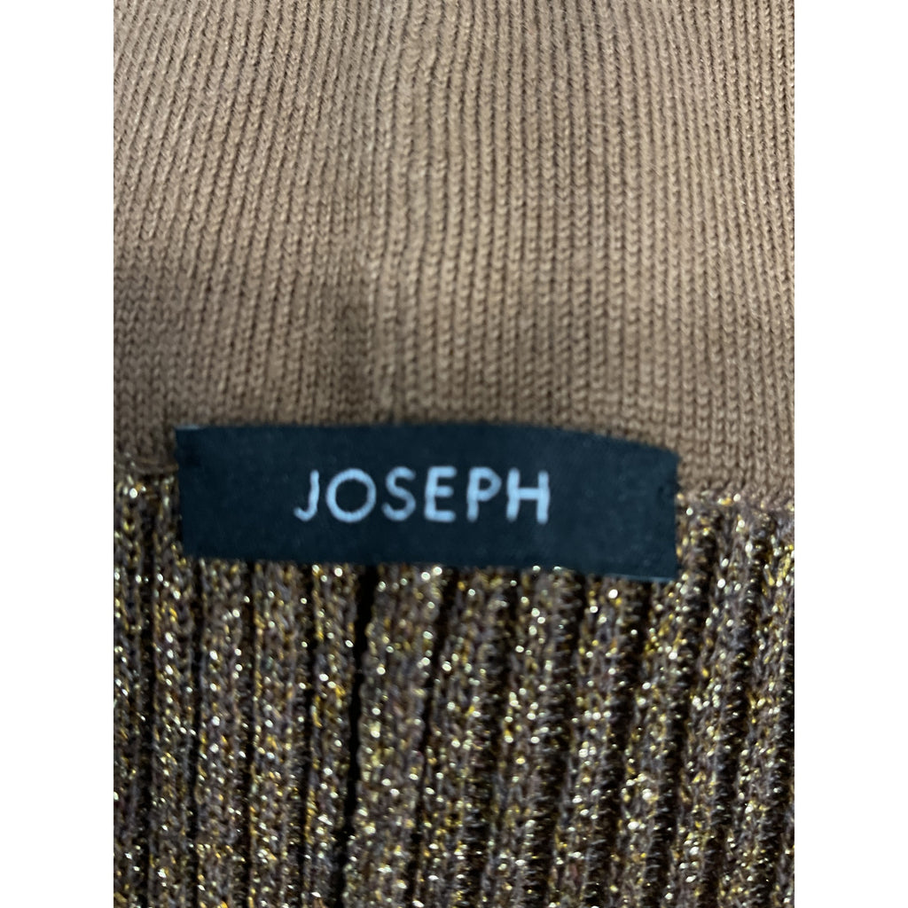 Joseph 'Lurex' Brown Midi Skirt Size XS