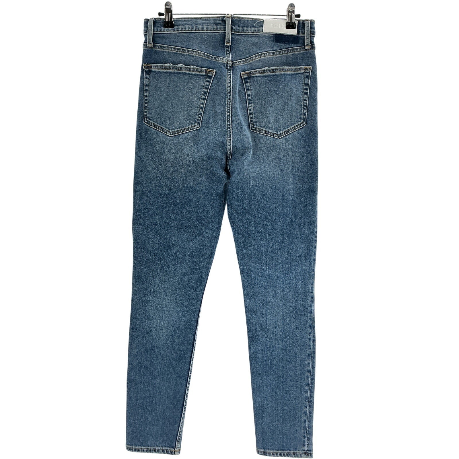 Re/Done '90'S' Blue Cotton Orginals Ultra High Rise Skinny Denim Jean Size 29