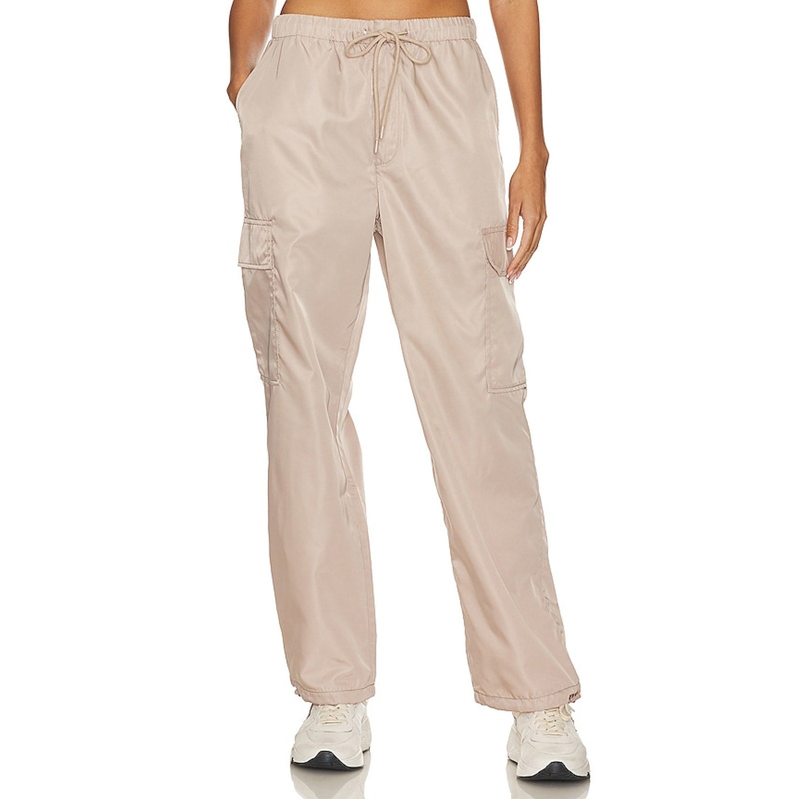 Pistola 'Jade' Beige Polyester Lightweight Cargo Trouser Size M