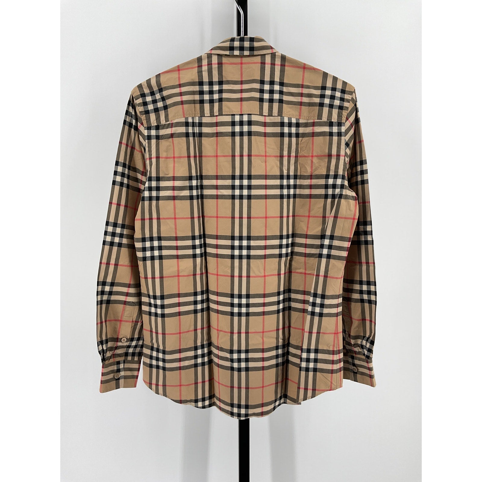 Burberry Beige Cotton Long Sleeve Shirt Size S