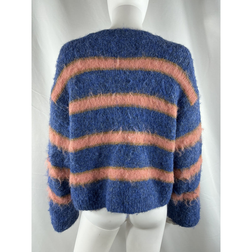 L*Space 'Montauk' Blue Polyester Cardigan Size S