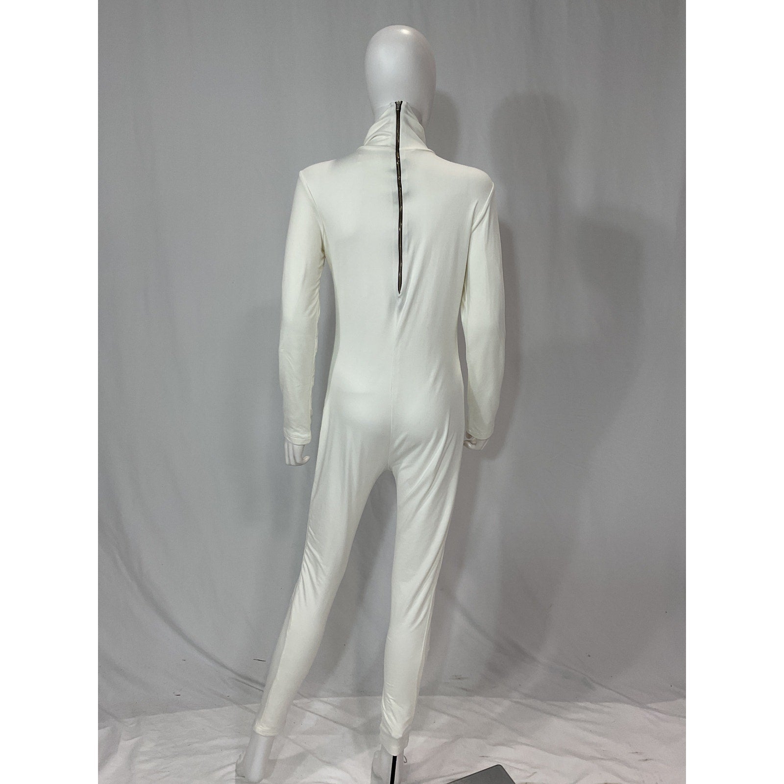 Bumpsuit 'The Penelope' White Blouse Size L