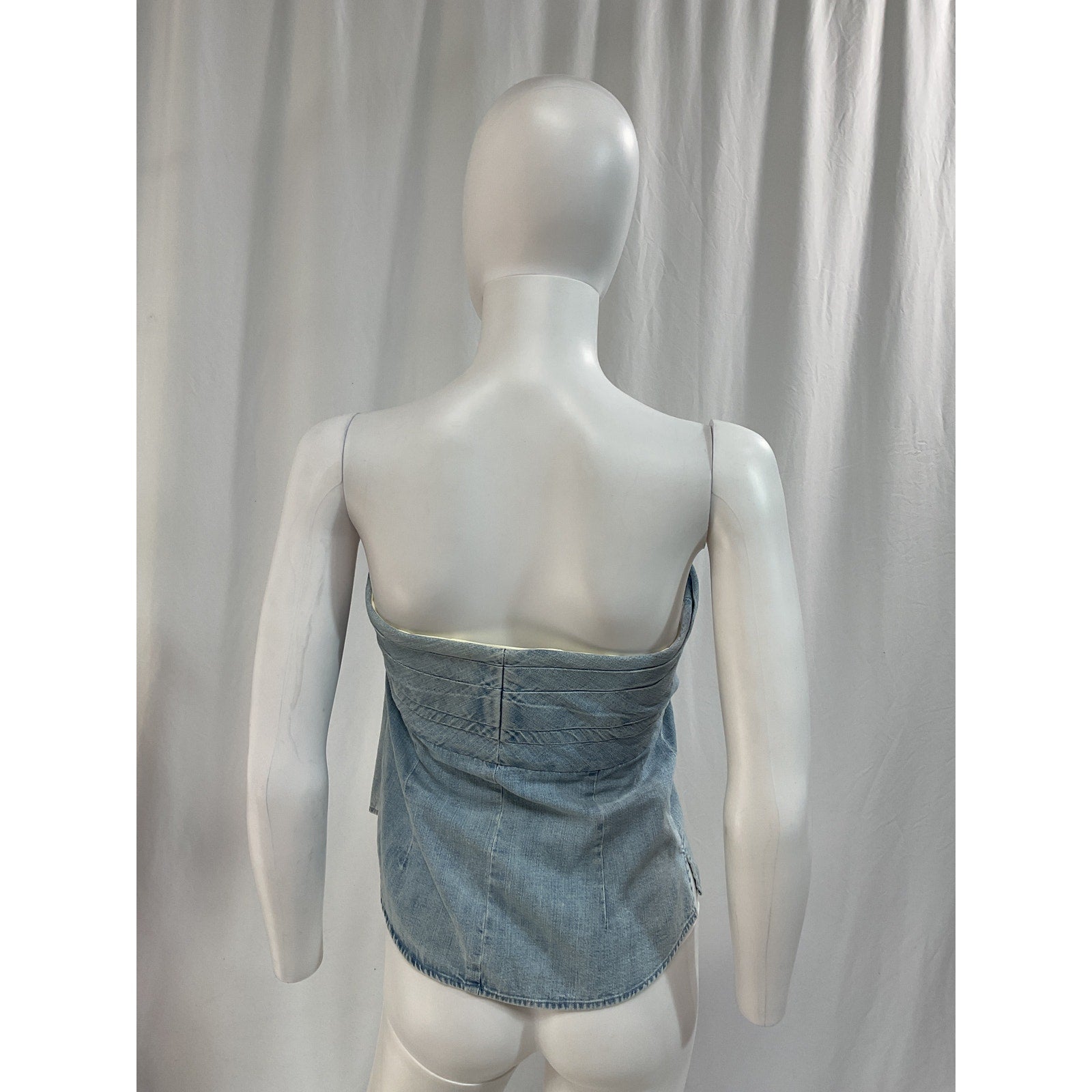 Rta 'Leia' Blue Top Blouse Size L - NWT