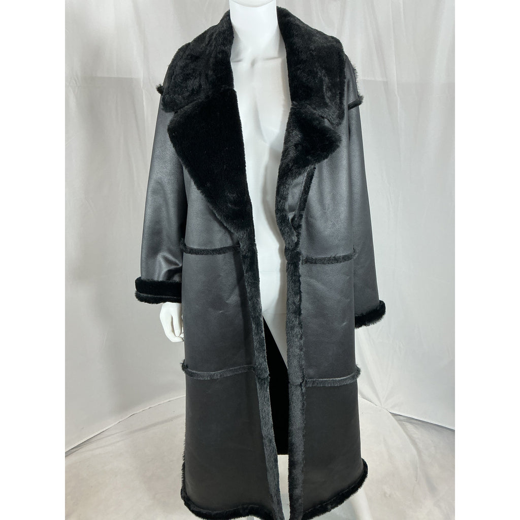 Tularosa 'Belen' Black Polyester Coat Size S - NWT