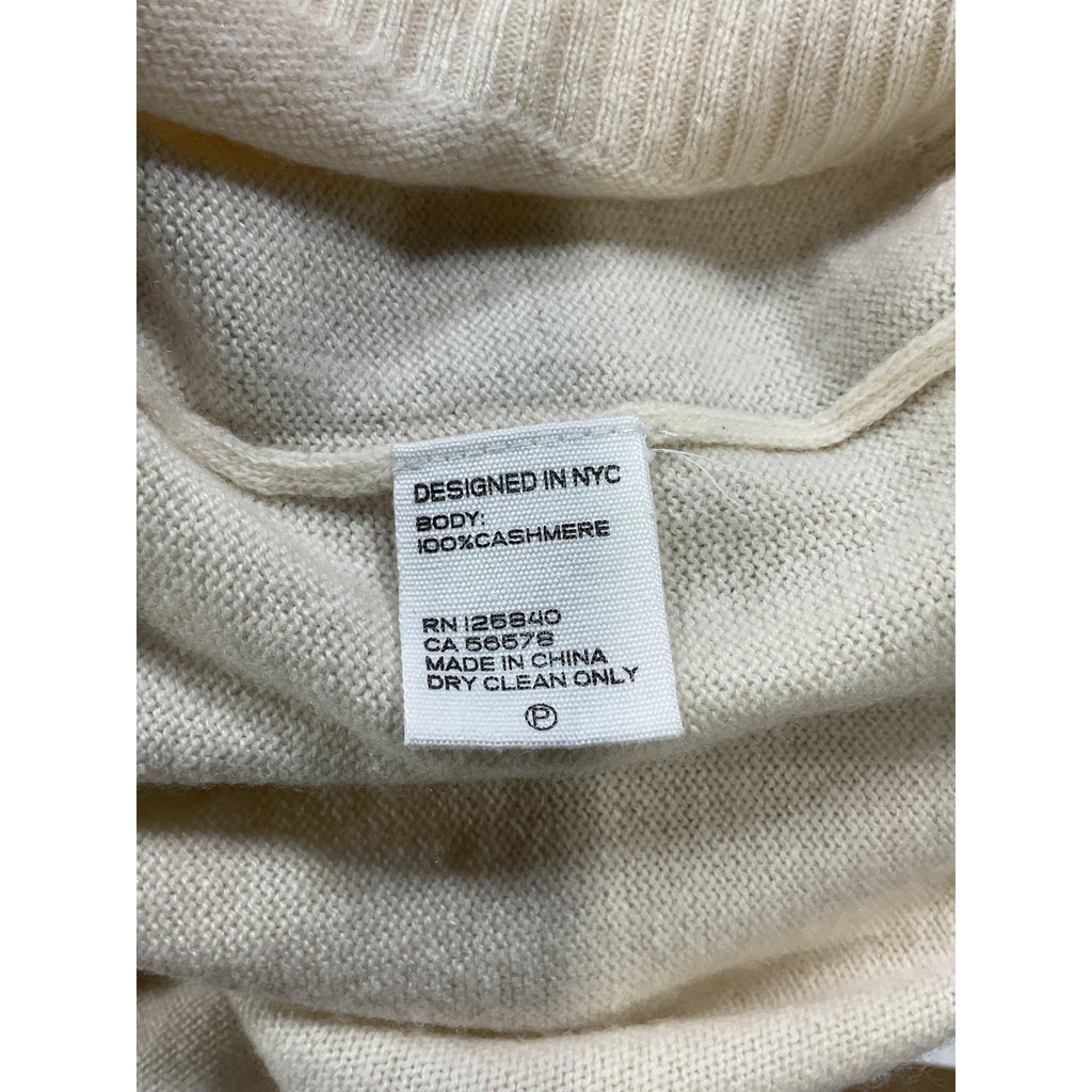 Intermix 'Bailey' Tan Cashmere Turtleneck Sweater Size Petite P