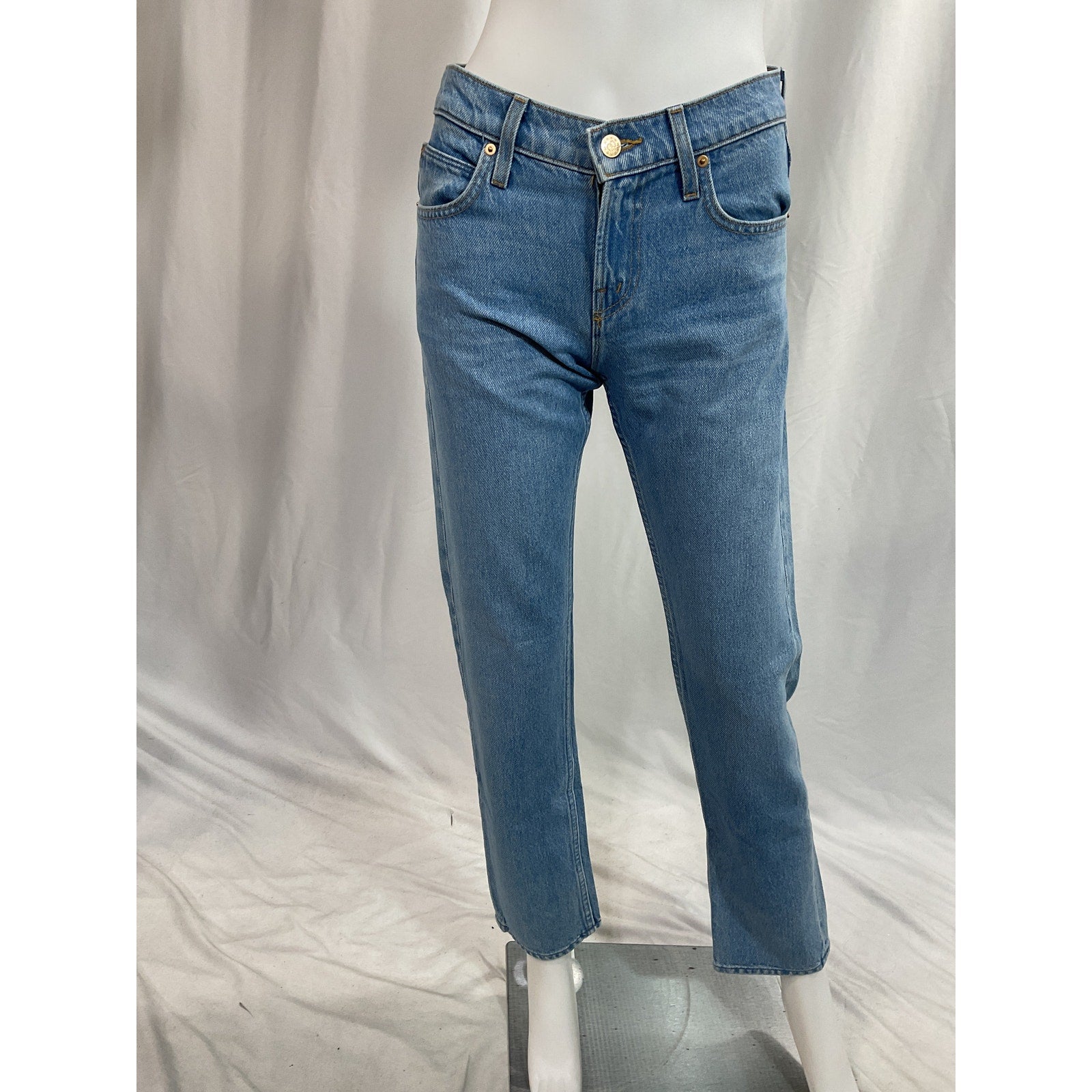 Mother 'The Down' Blue Low Sweet Tooth Skimp Denim Jeans Size 24