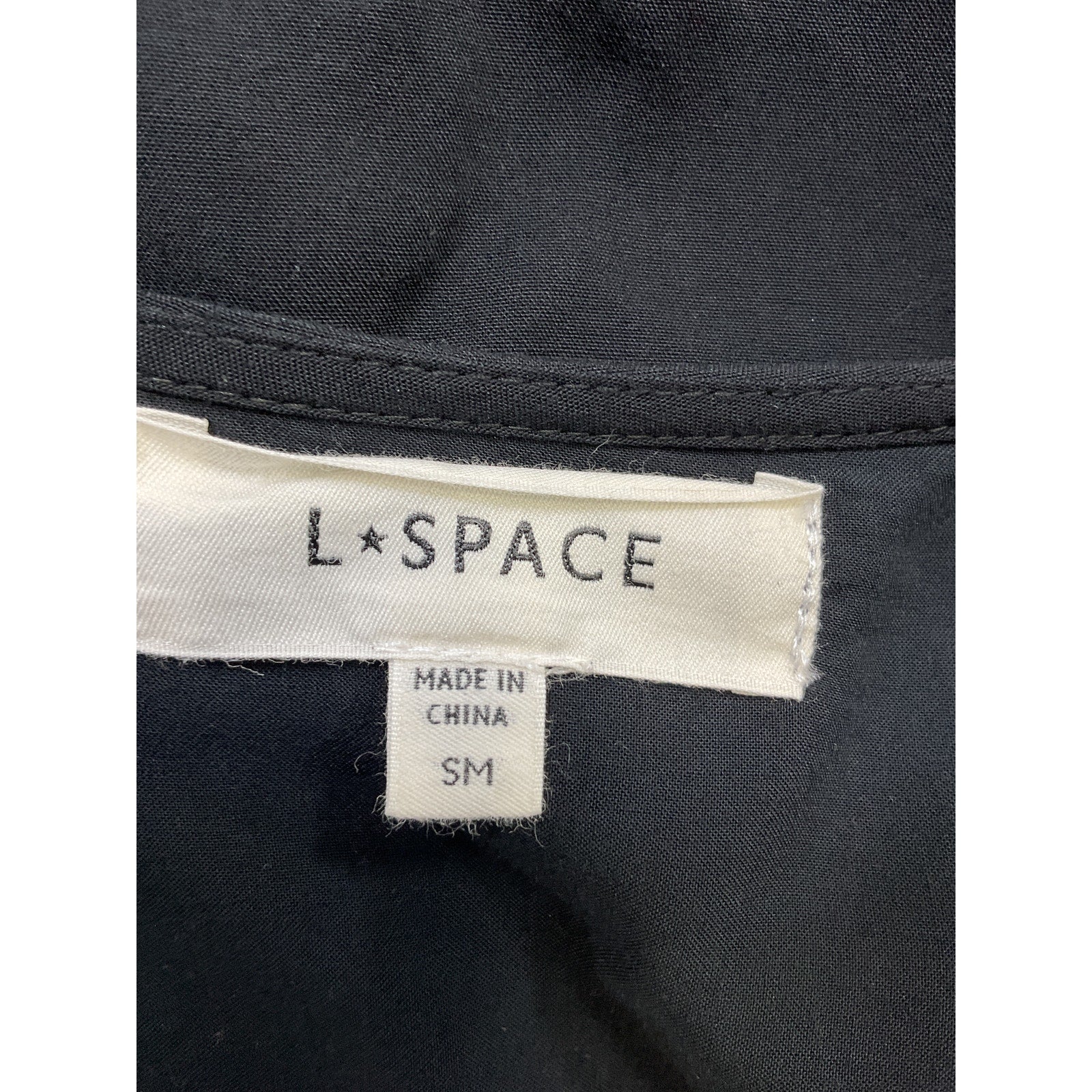 Lspace 'Colette' Black Waist Cut Out Dress Size S