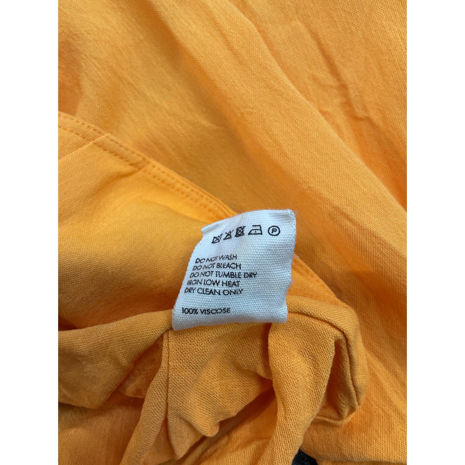 Jacquemus 'La Chemise Bahia' Orange Viscose Shirt Size 44
