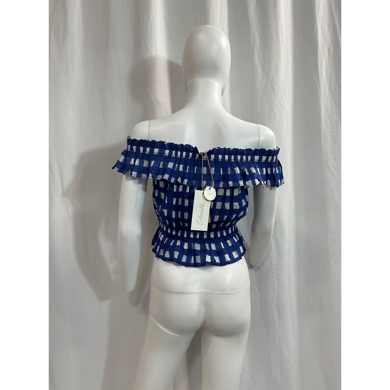 Cleobella 'Annalise' Blue Cotton Blend Top Size XS - NWT