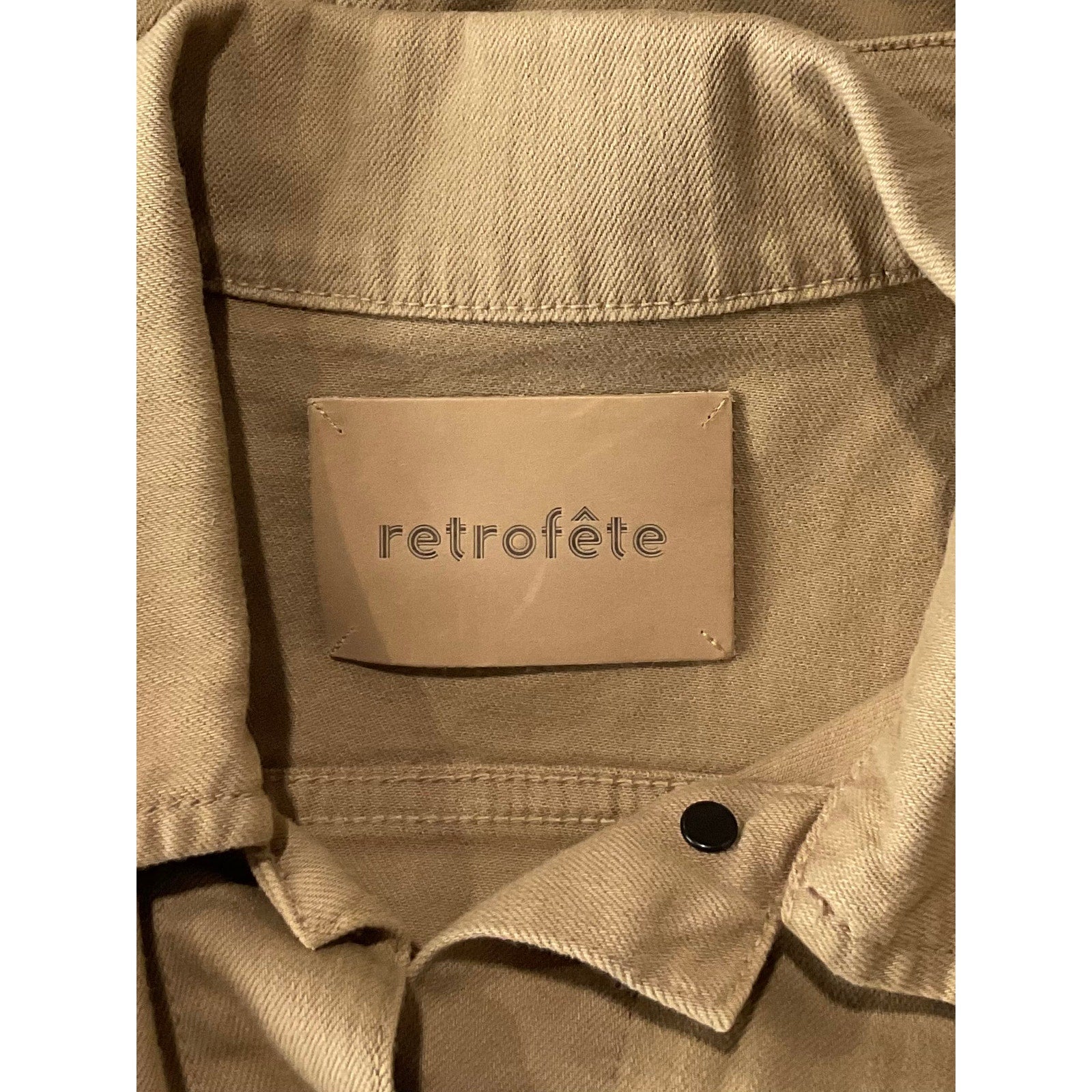 Retrofete 'Ada' Brown Cotton Jacket Size XS