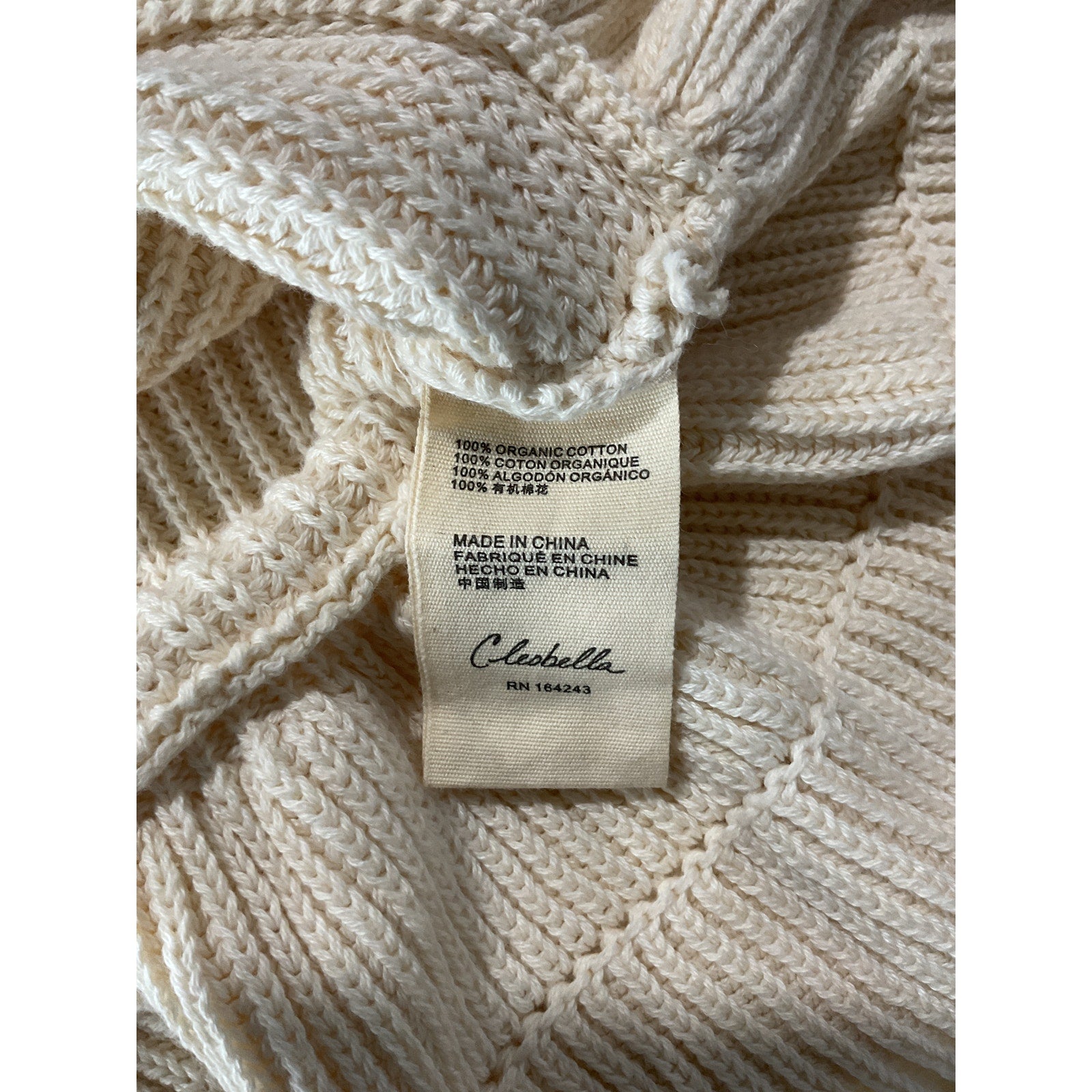 Cleobella 'Loura' Cream Cotton Top Size M