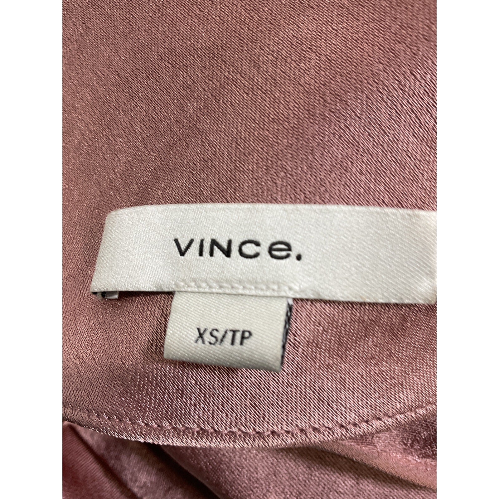 Vince 'Halter' Pink Cowl Neck Open Back Tie Dress Size XS