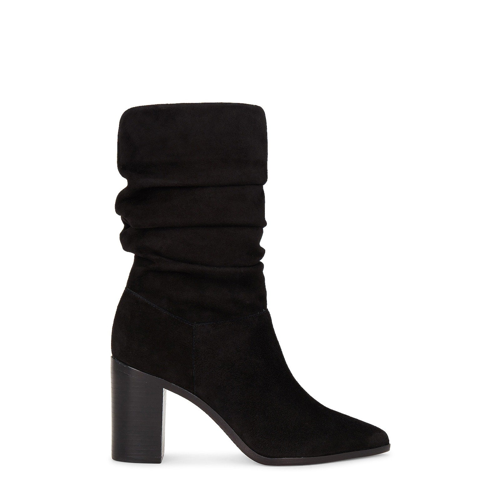 Schutz 'Ashlee' Black Leather Wedge Bootie Size 8