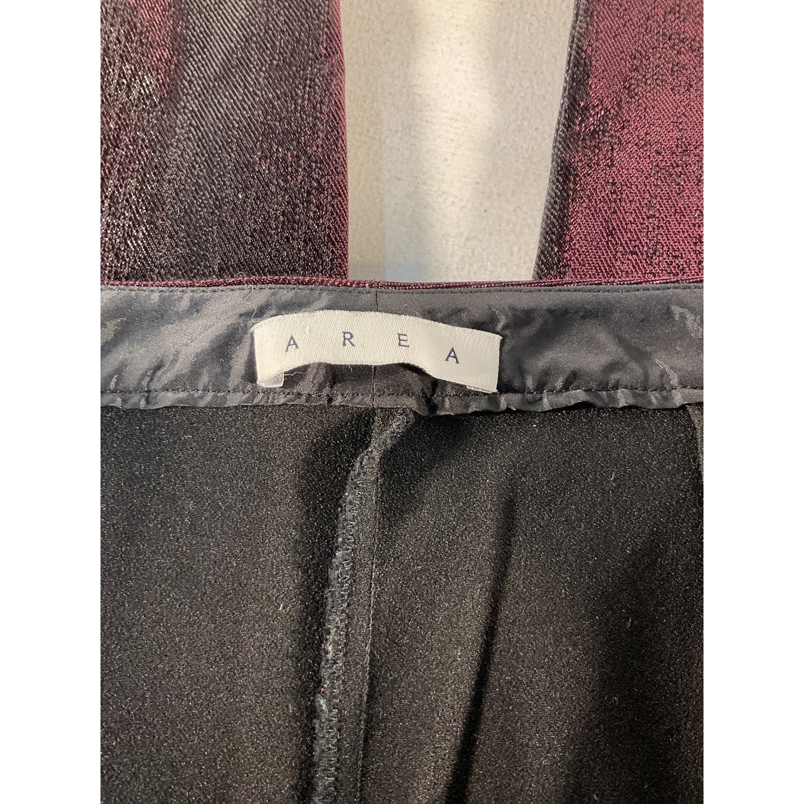 Area 'Lurex' Pink Skinny Pants Size XS