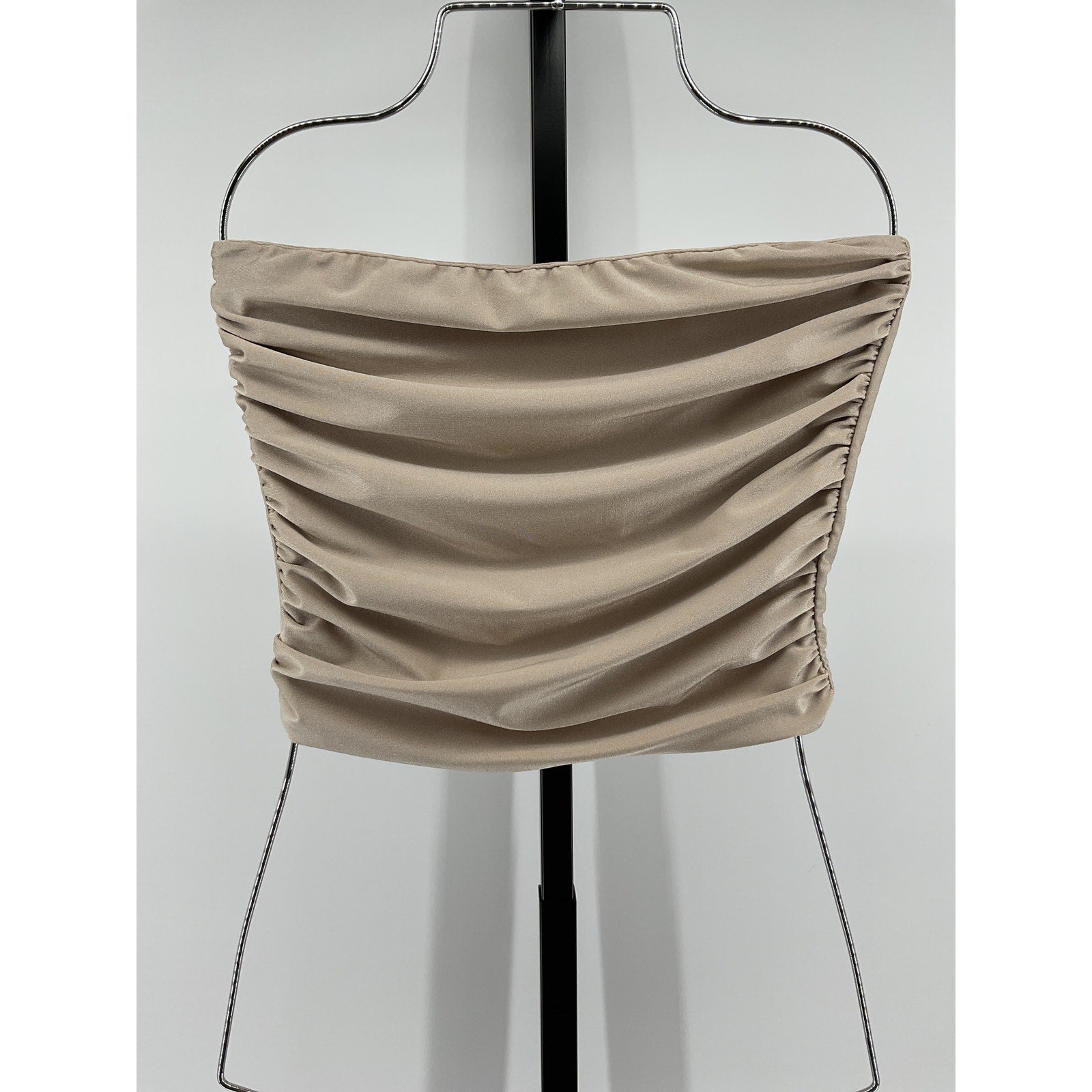 Ser.O.Ya 'Debbi' Gold Nylon Strapless Top Size XS