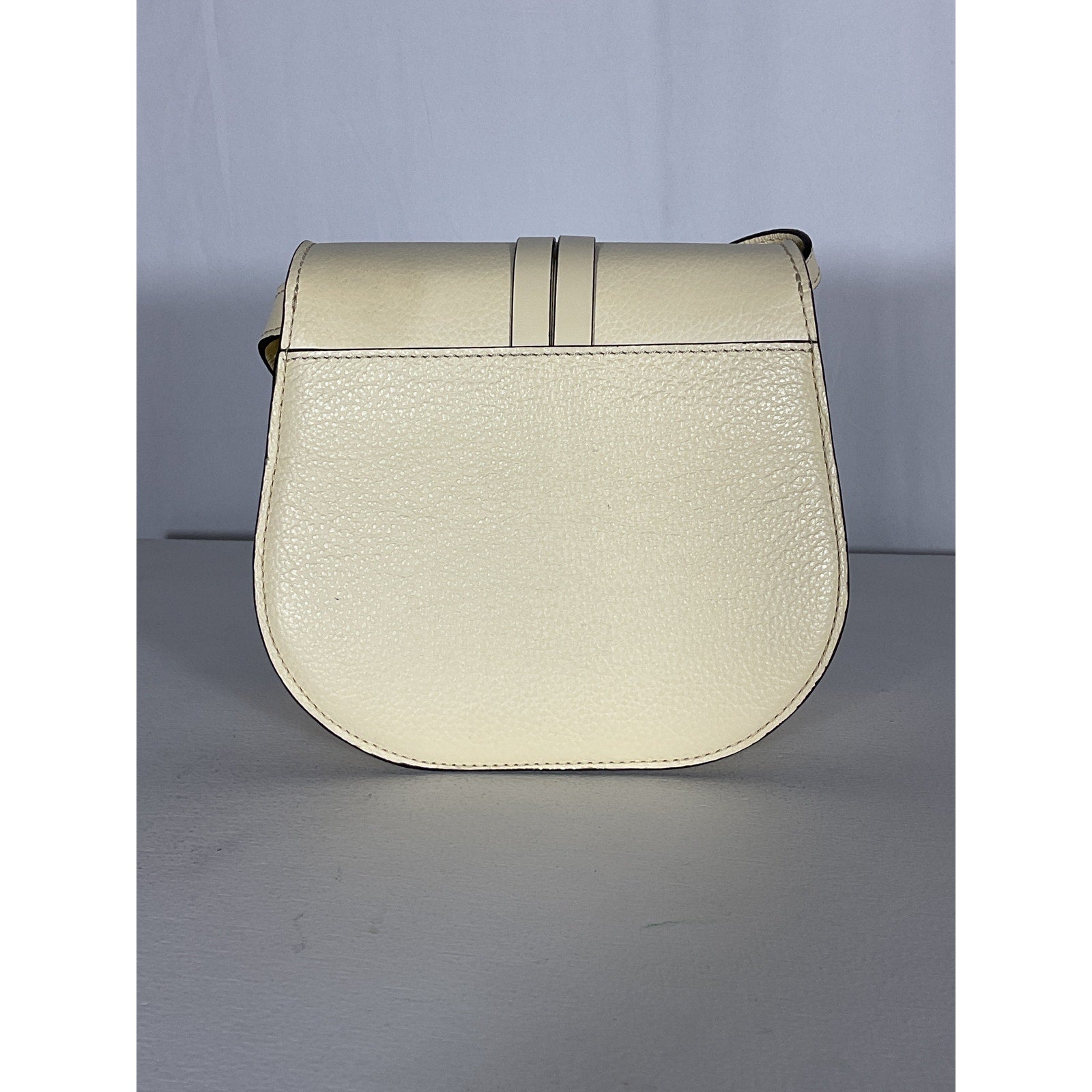 Chlo� 'Alphabet' Beige Leather Crossbody Bag