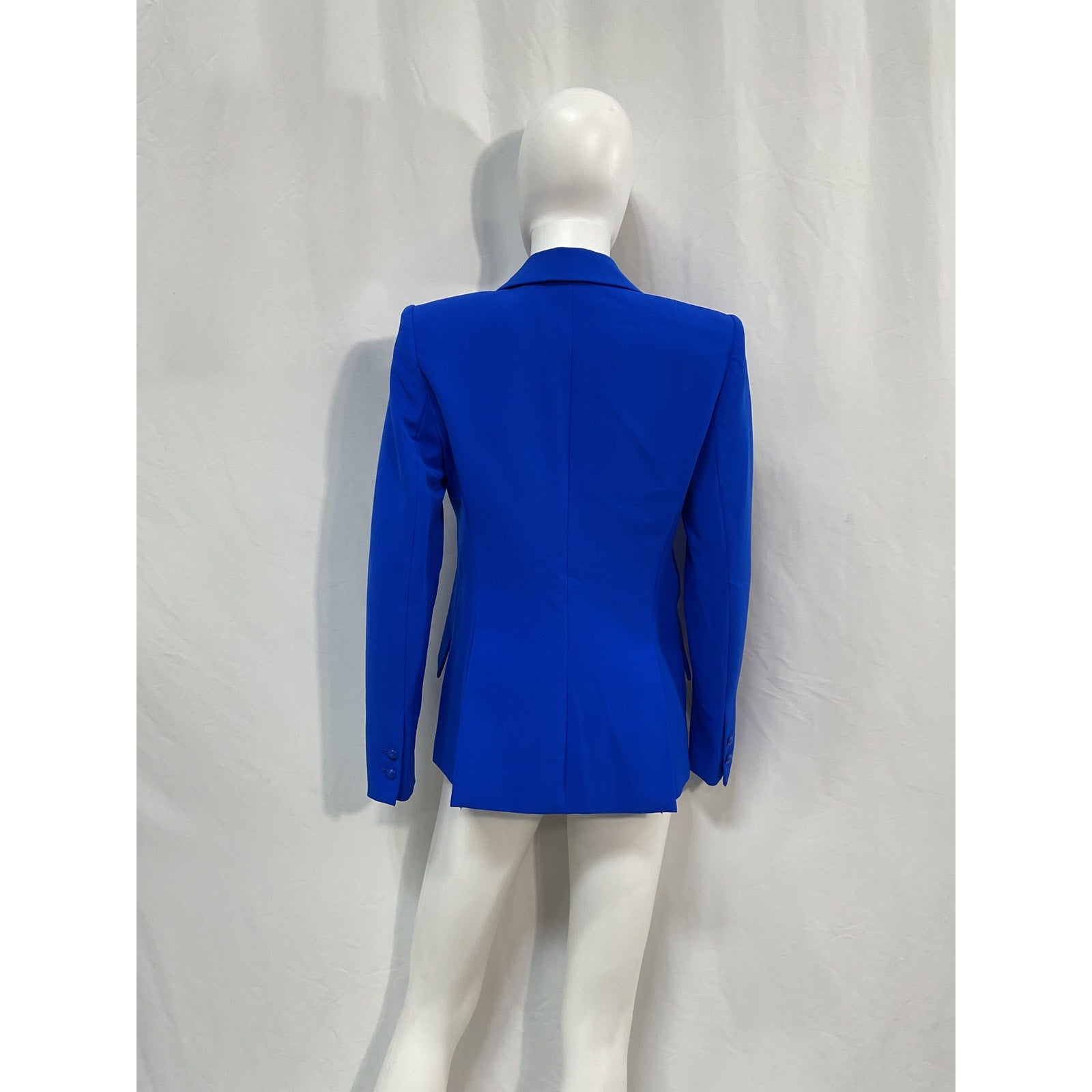 L'Agence 'Chamberlain' Blue Polyester Blazer Size 2
