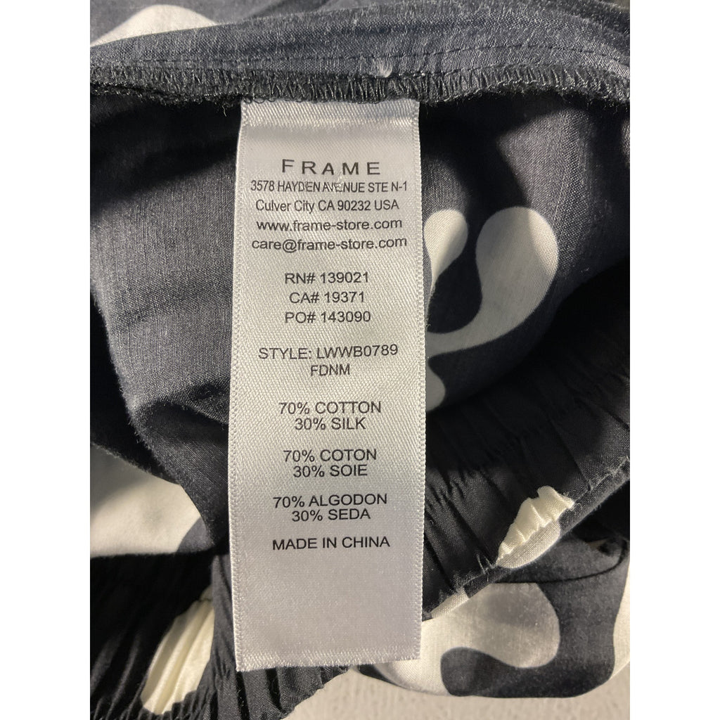 Frame 'Drawstring' Black Lounge Pants Size S