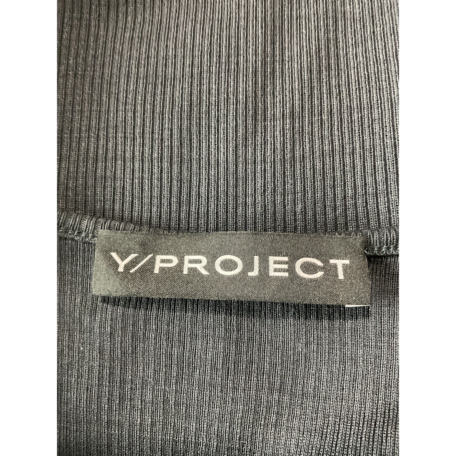 Y/Project Invisible Black Cotton Strap Dress Size XS
