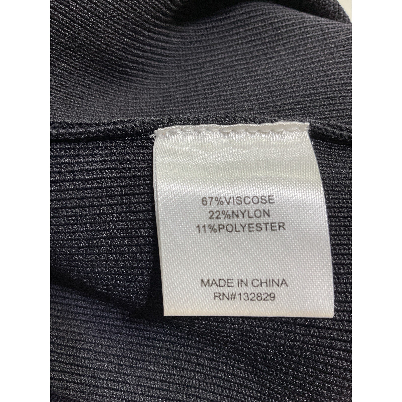 Helsa 'Edvin' Black Viscose Legging Size XS