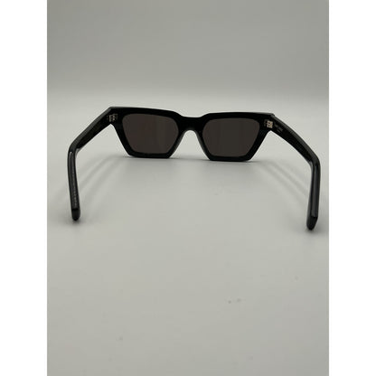 Saint Laurent Eyewear Black Acetate Calista Cat-Eye Acetate Sunglasses Size OS