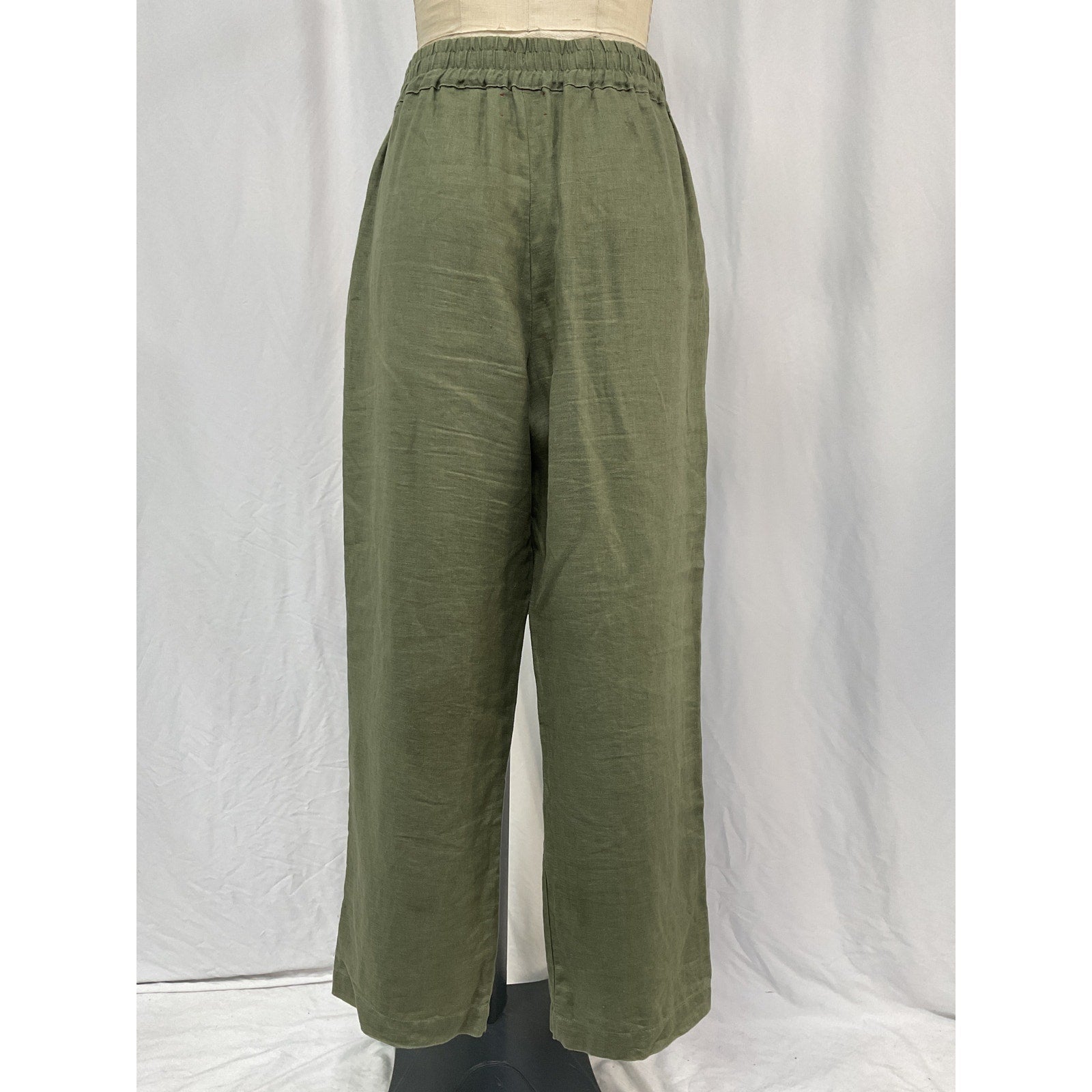 Xirena 'Atticus' Green Linen Pants Size M