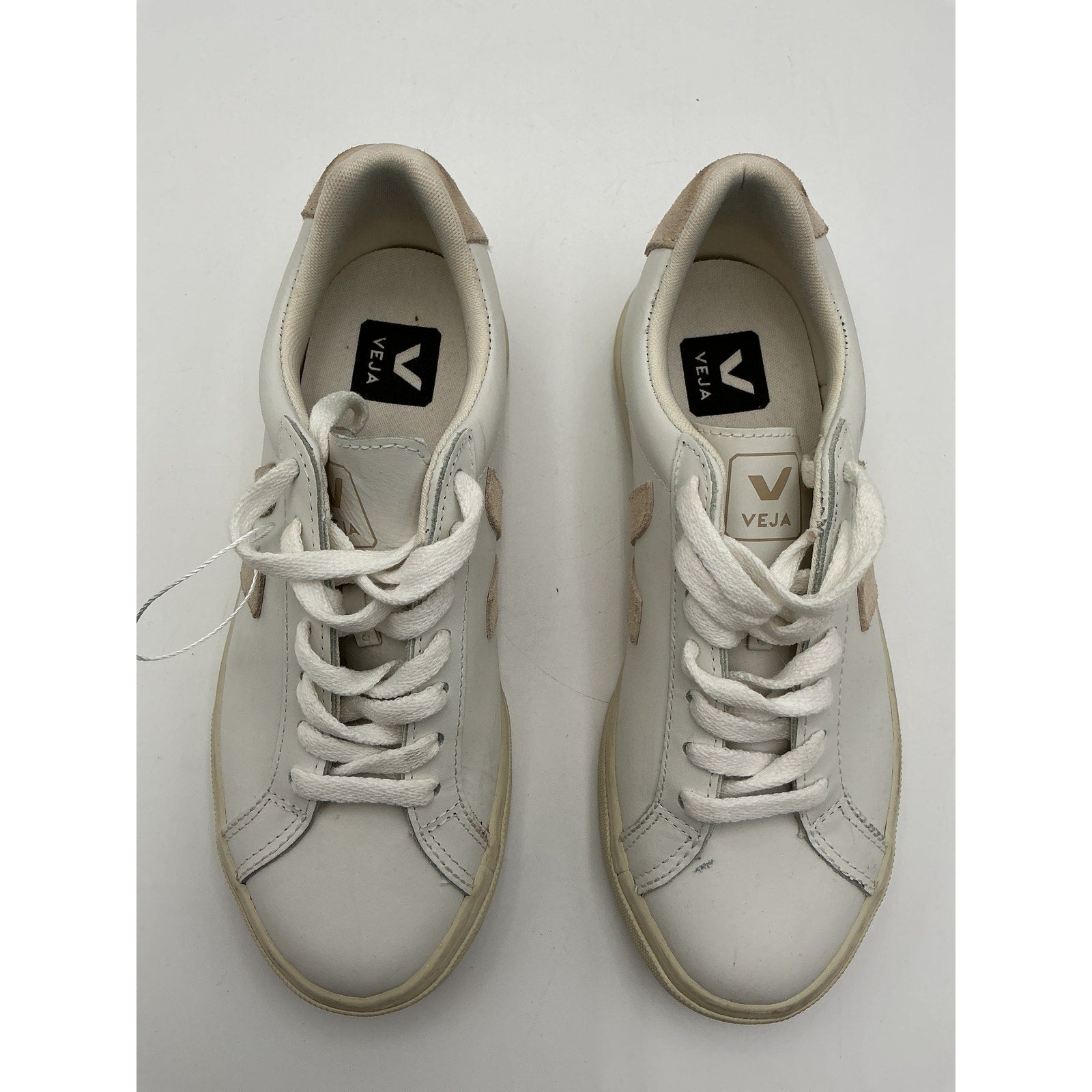 Veja 'Esplar' White Leather Sneaker Size 5