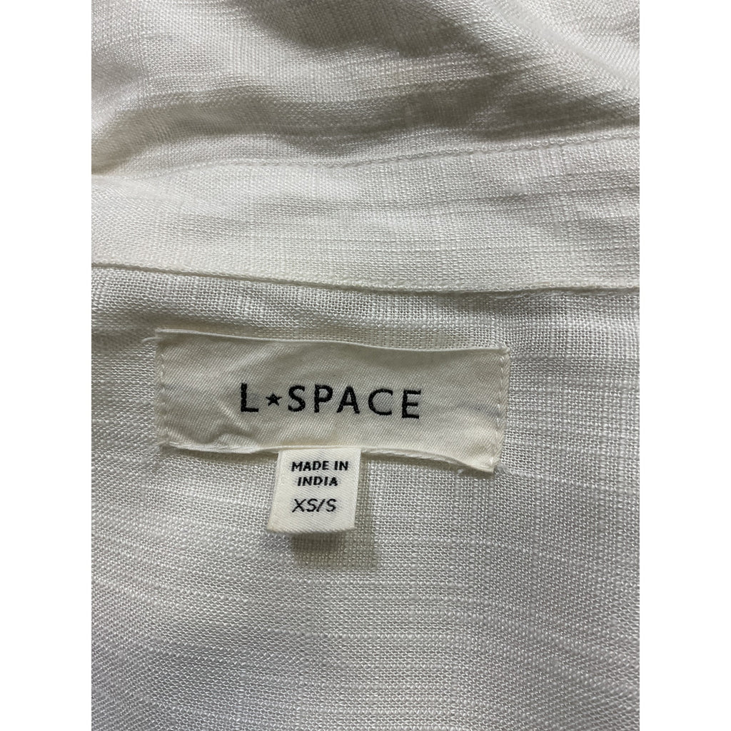 L*Space 'Barcelona' White Button Dress Size XS