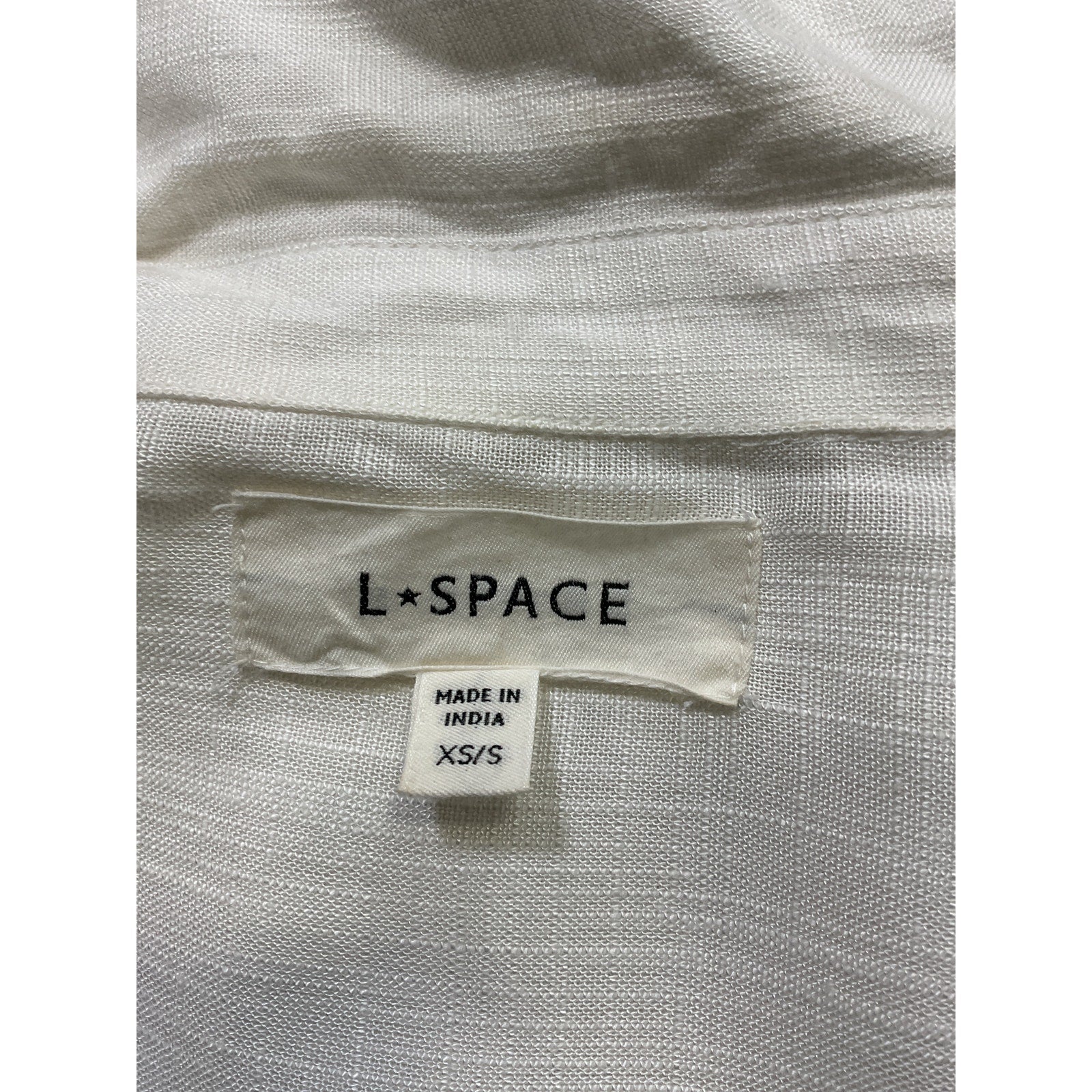 L*Space 'Barcelona' White Button Dress Size XS