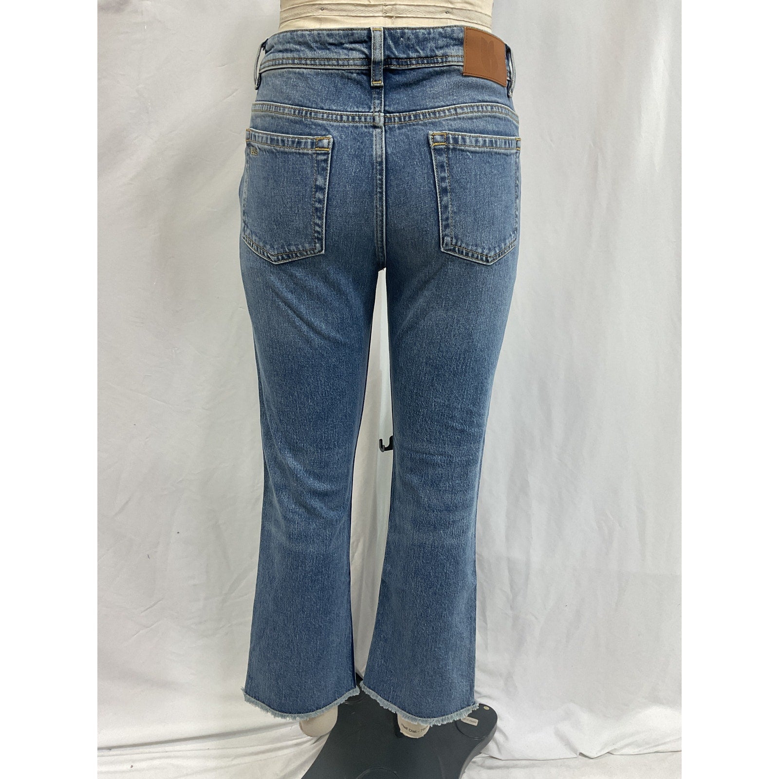 Ba&Sh 'Booty Cropped' Blue Denim Jeans Size 4