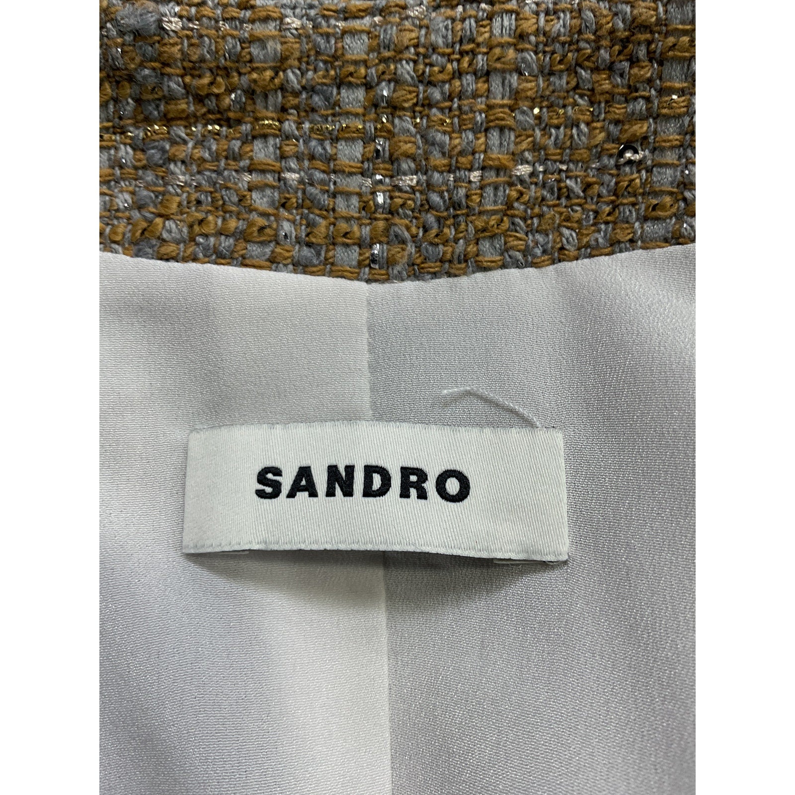 Sandro 'Javier' Tan Sleeveless Top Size 0