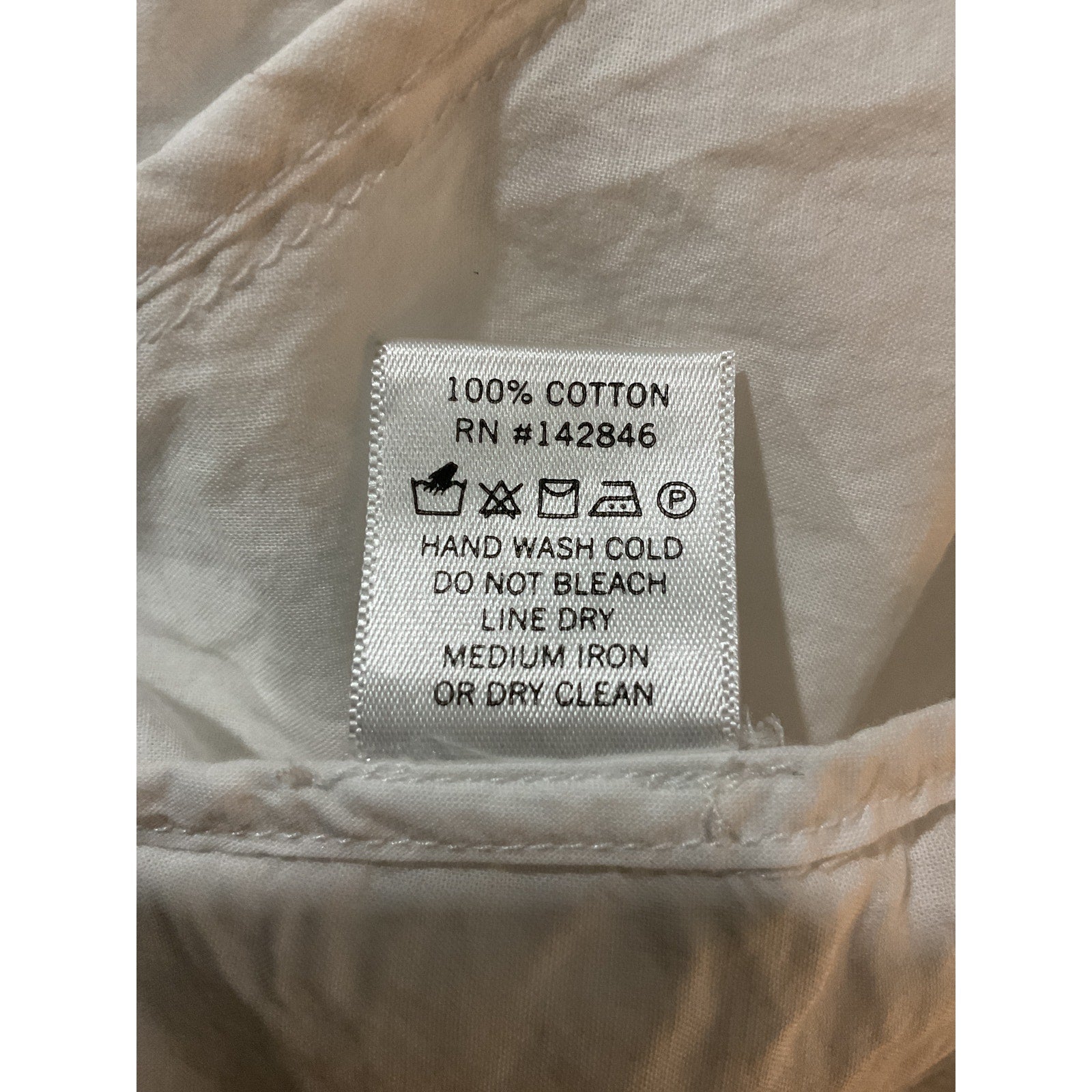 Rhode 'Ella' White Cotton Dress Size XS
