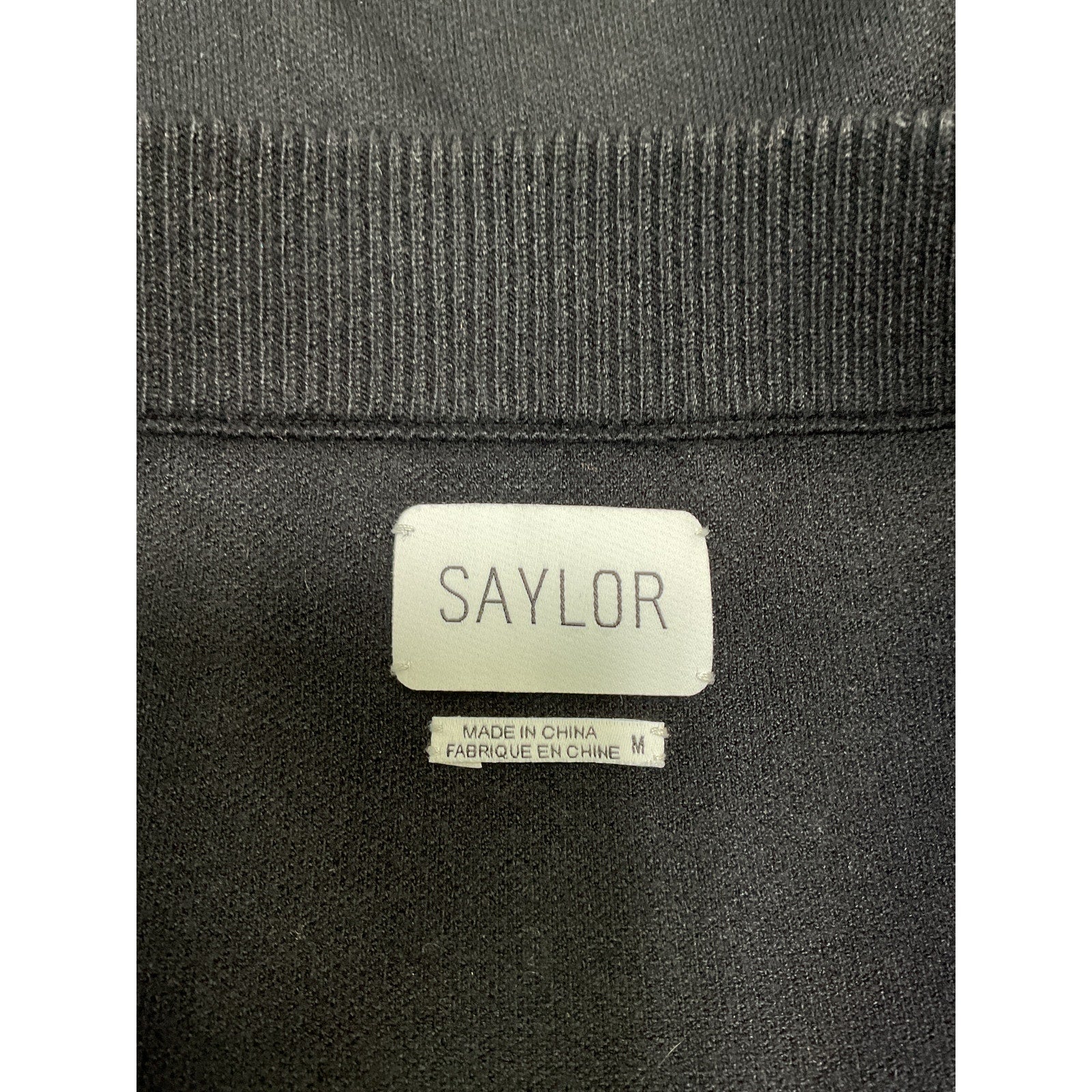 Saylor 'Finney' Black Crop Top & Mini Skirt Set Size M