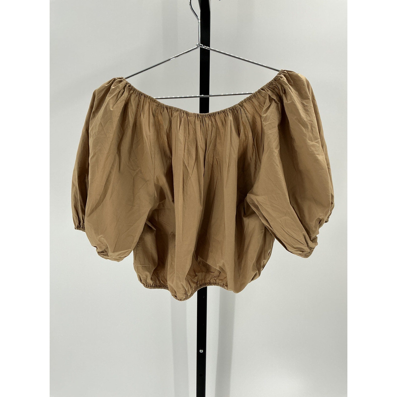 D�en 'Topaz' Tan Cotton Top Size S - NWT