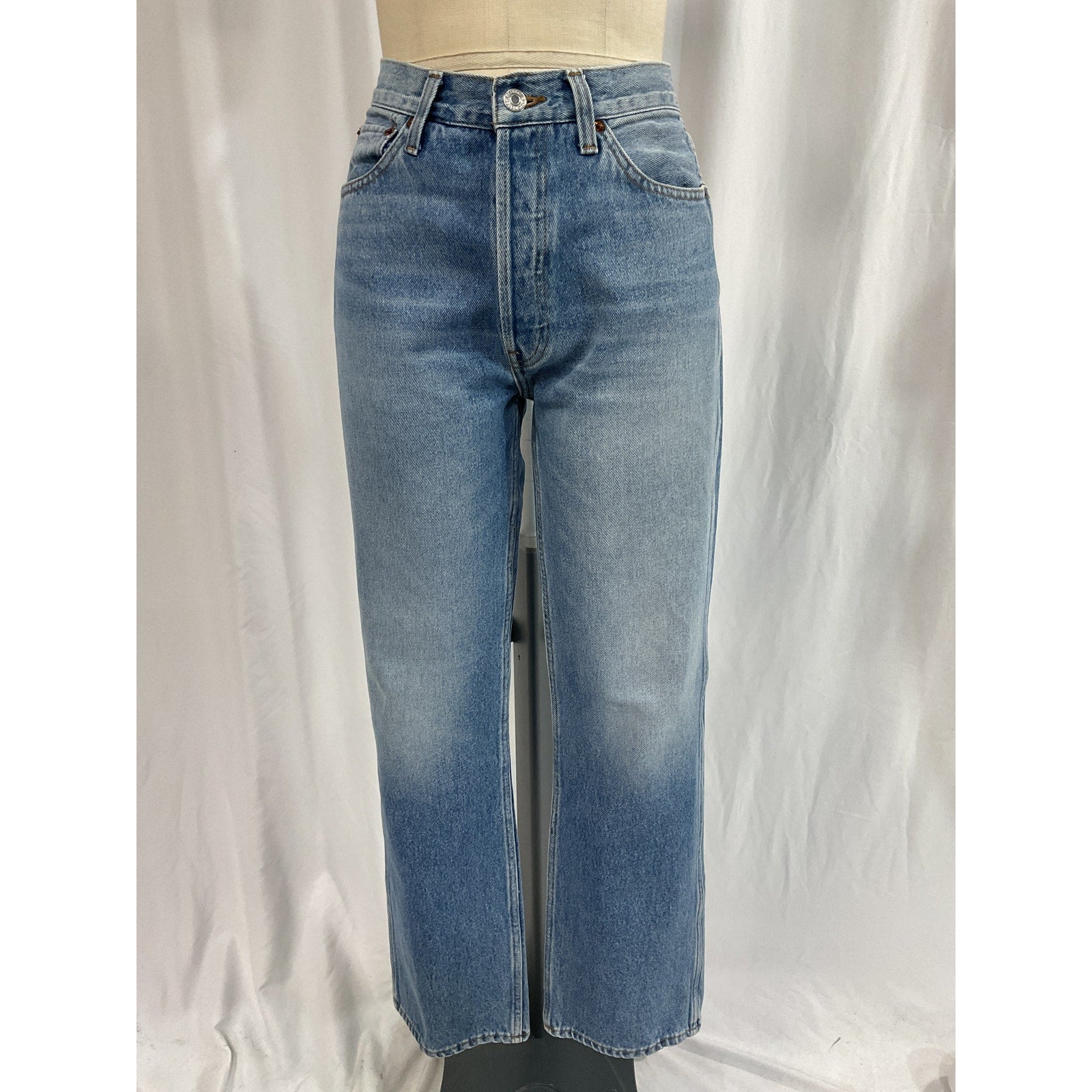 Re/Done '90s' Blue High Rise Loose Denim Jeans Size 29
