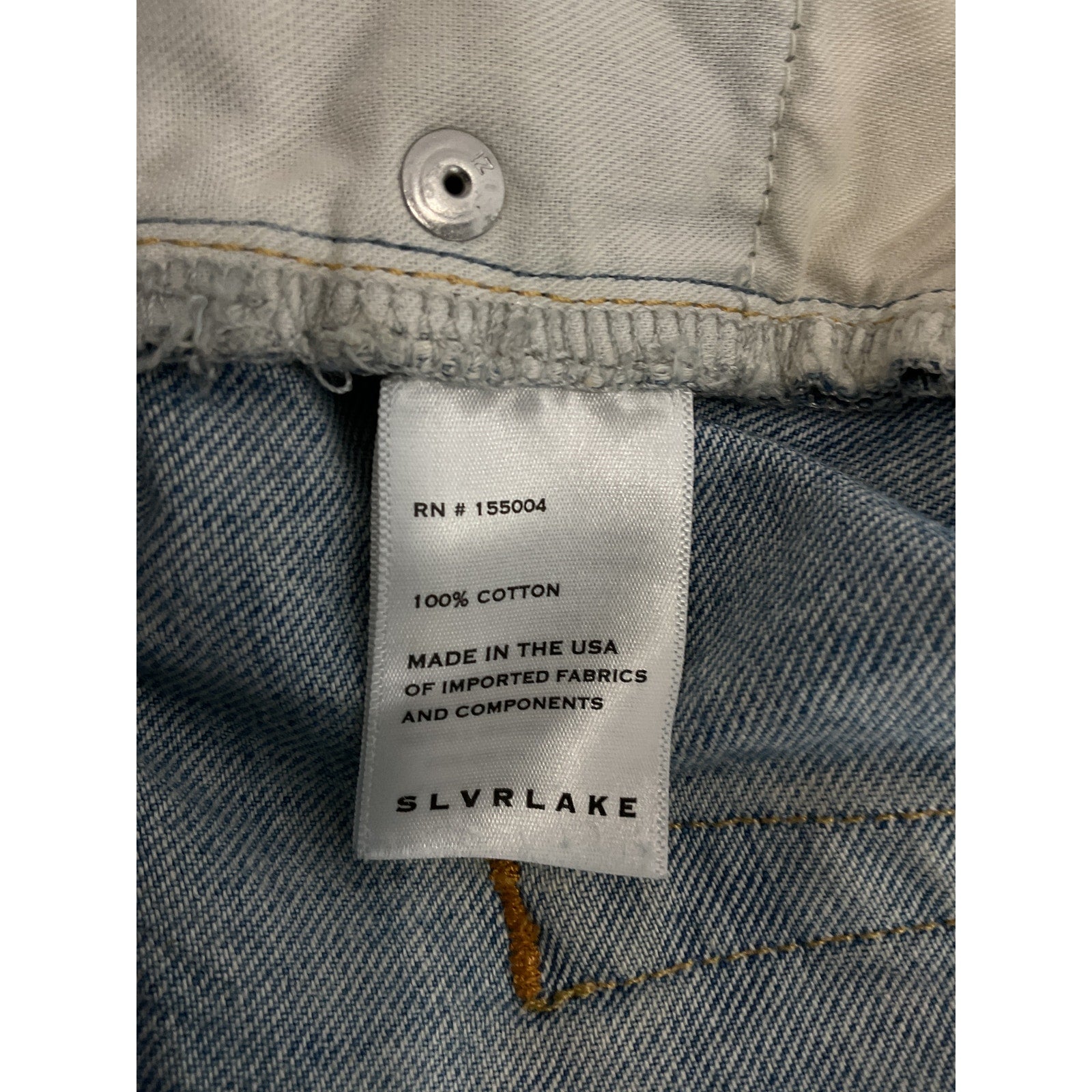 Slvrlake 'Lennox' Blue Low Rise Slouch Denim Jean Size 30