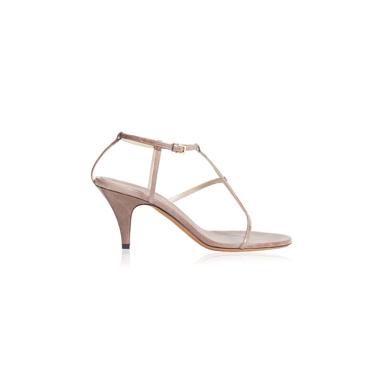 Khaite 'Jones' Tan Leather Sandals Size 6
