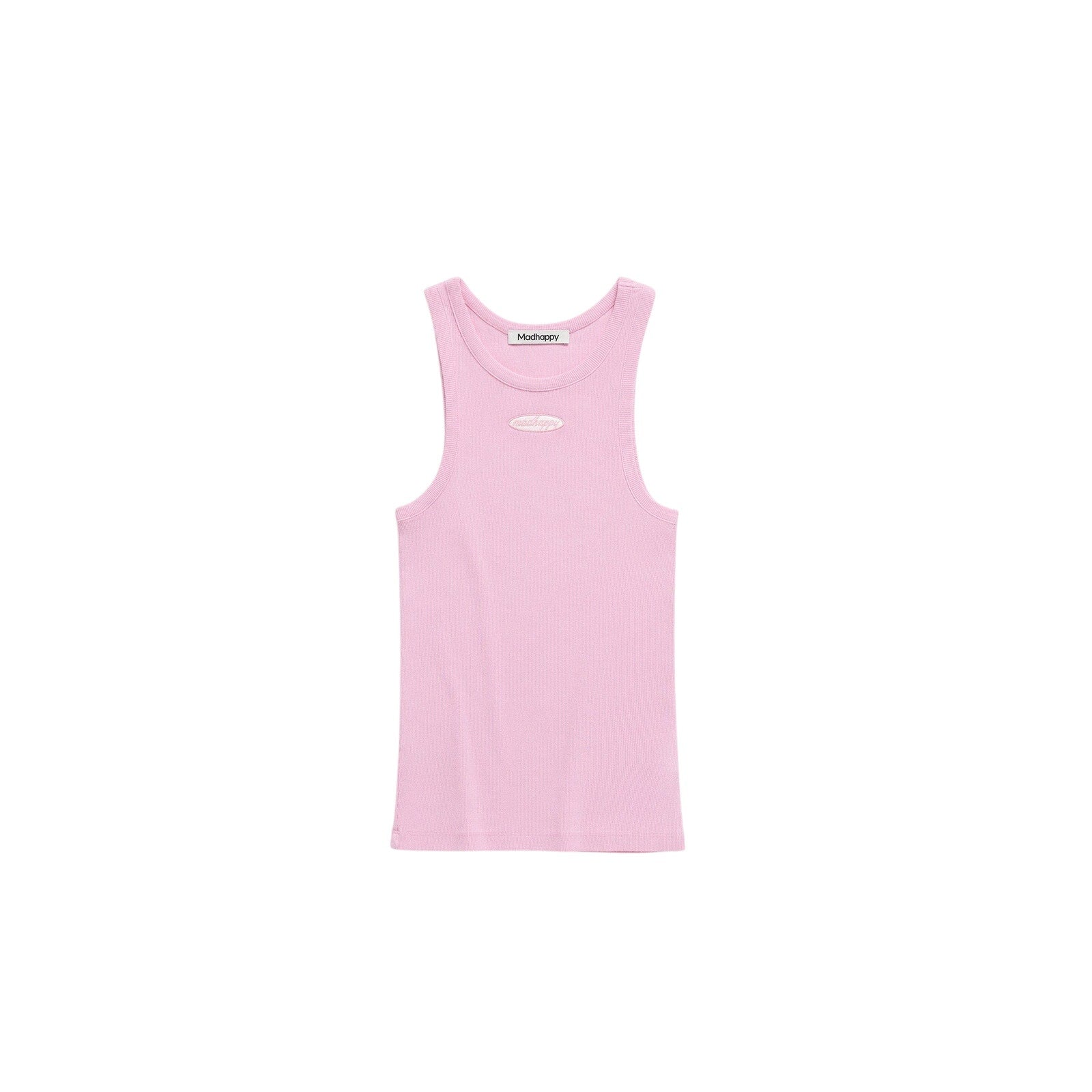 Madhappy Classics Pink Cotton Ribbed Tank Top Size S