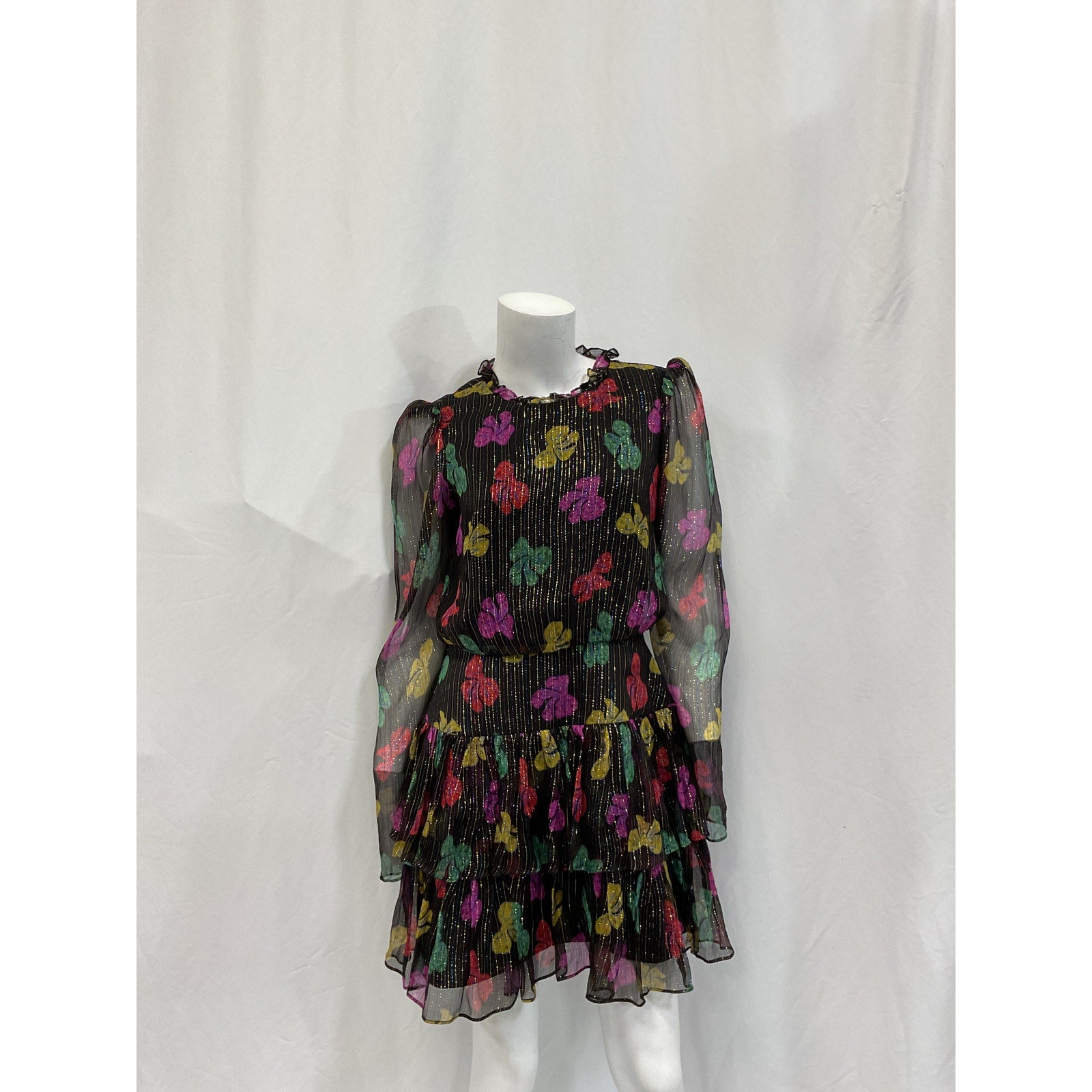 Saloni 'Ava-B' Pink Dress Size 4