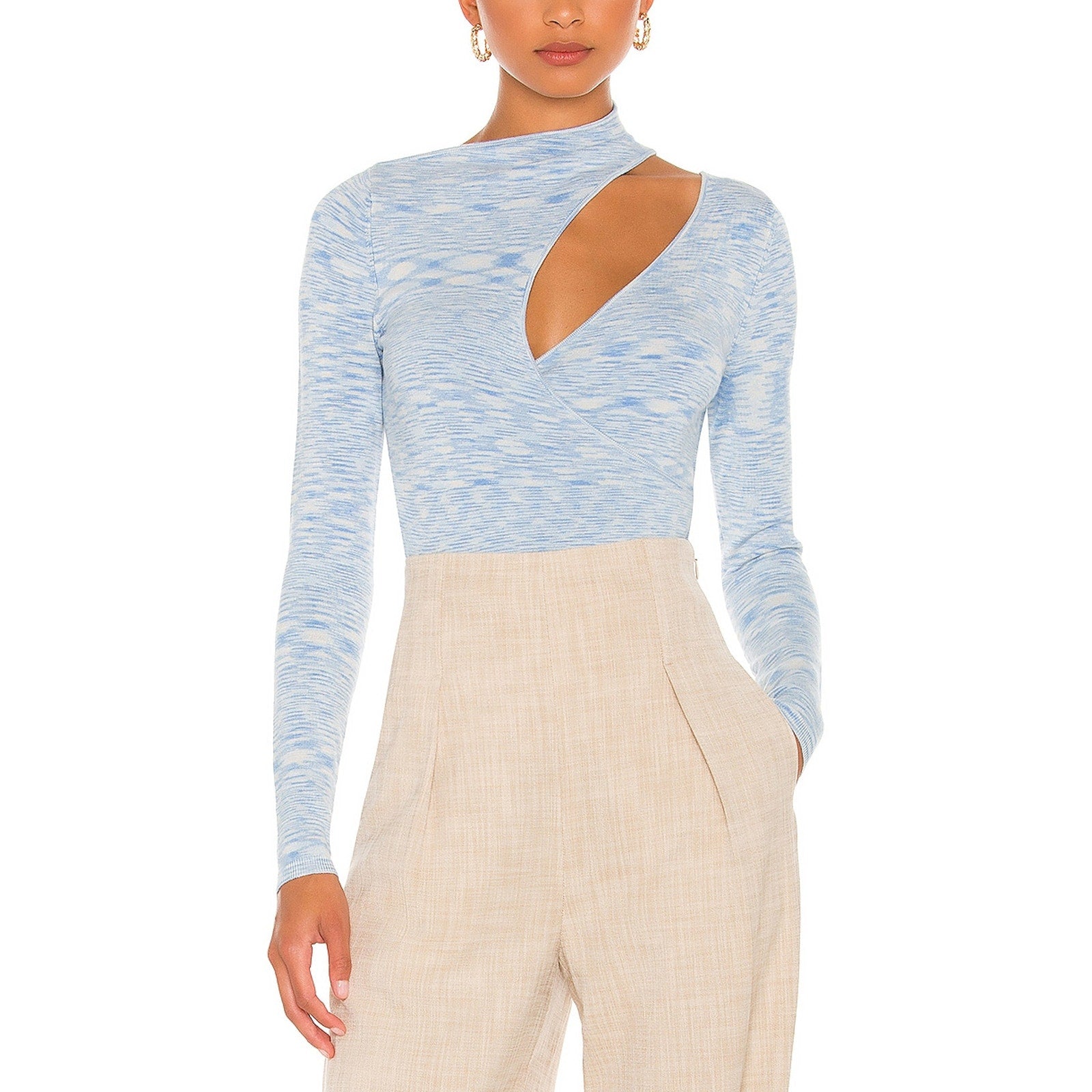 Atoir 'The Estella' Blue Suplice Blouse Top Size S
