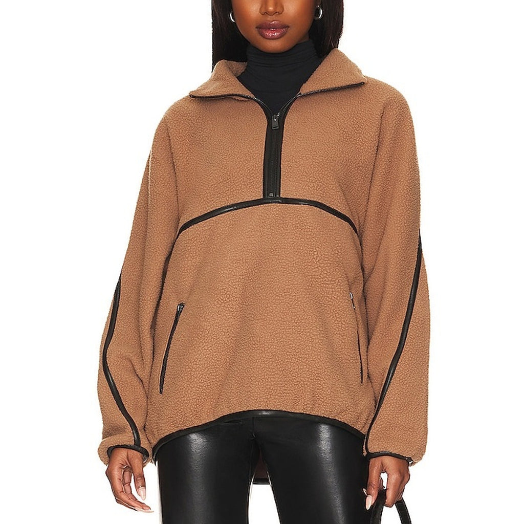Lamarque 'Helsa' Brown Polyester Pullover Size XL
