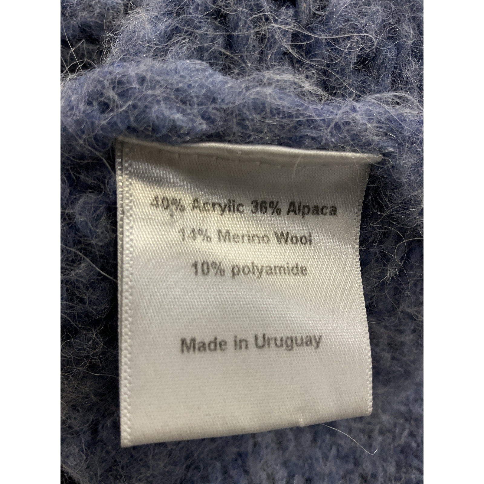 Tibi Blue Cowl Neck Sweater Size M