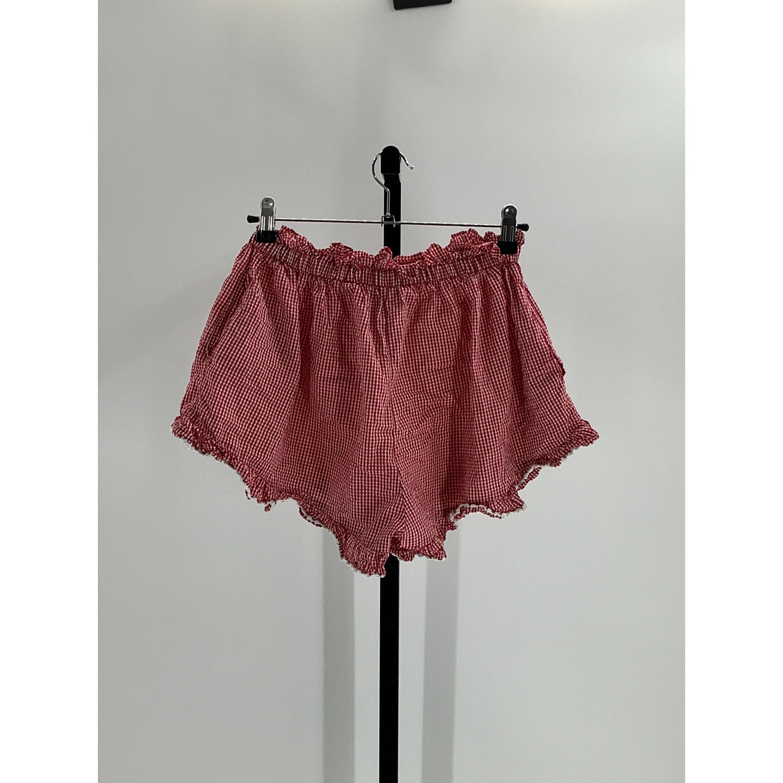 D�en 'Luella' Red Cotton Short Size S