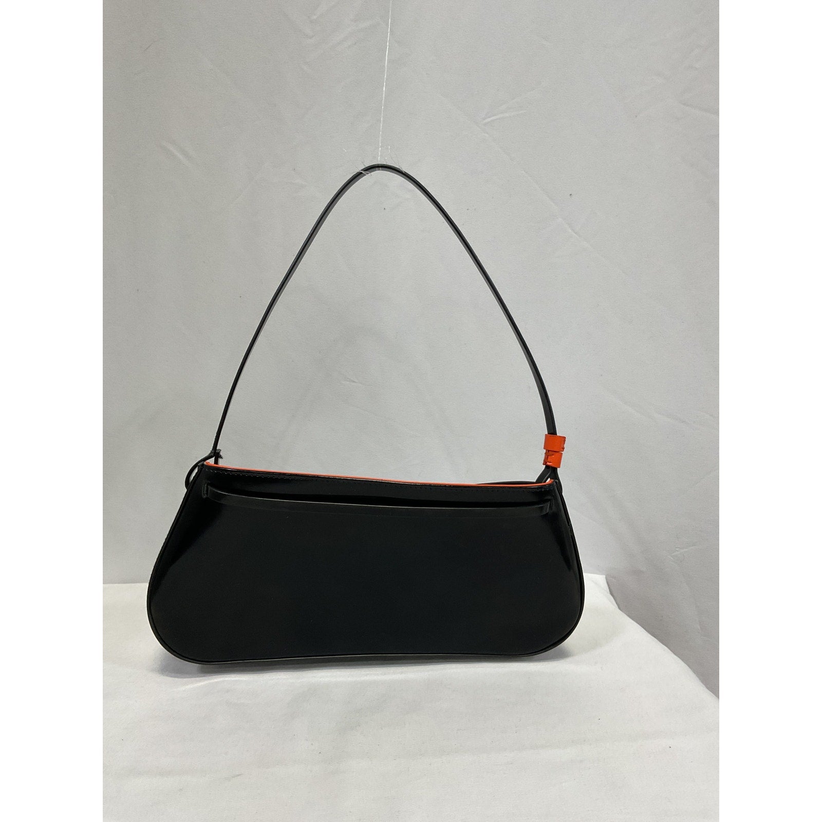 Neous 'Zeta' Black Leather Two-Tone Leather Shoulder Bag