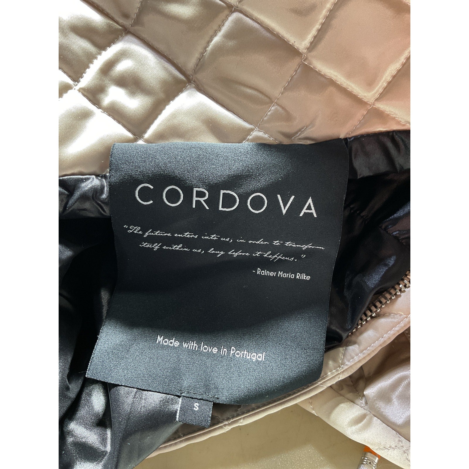 Cordova 'The Courmayeur' Tan Belted Quilted Ski Suit Size S